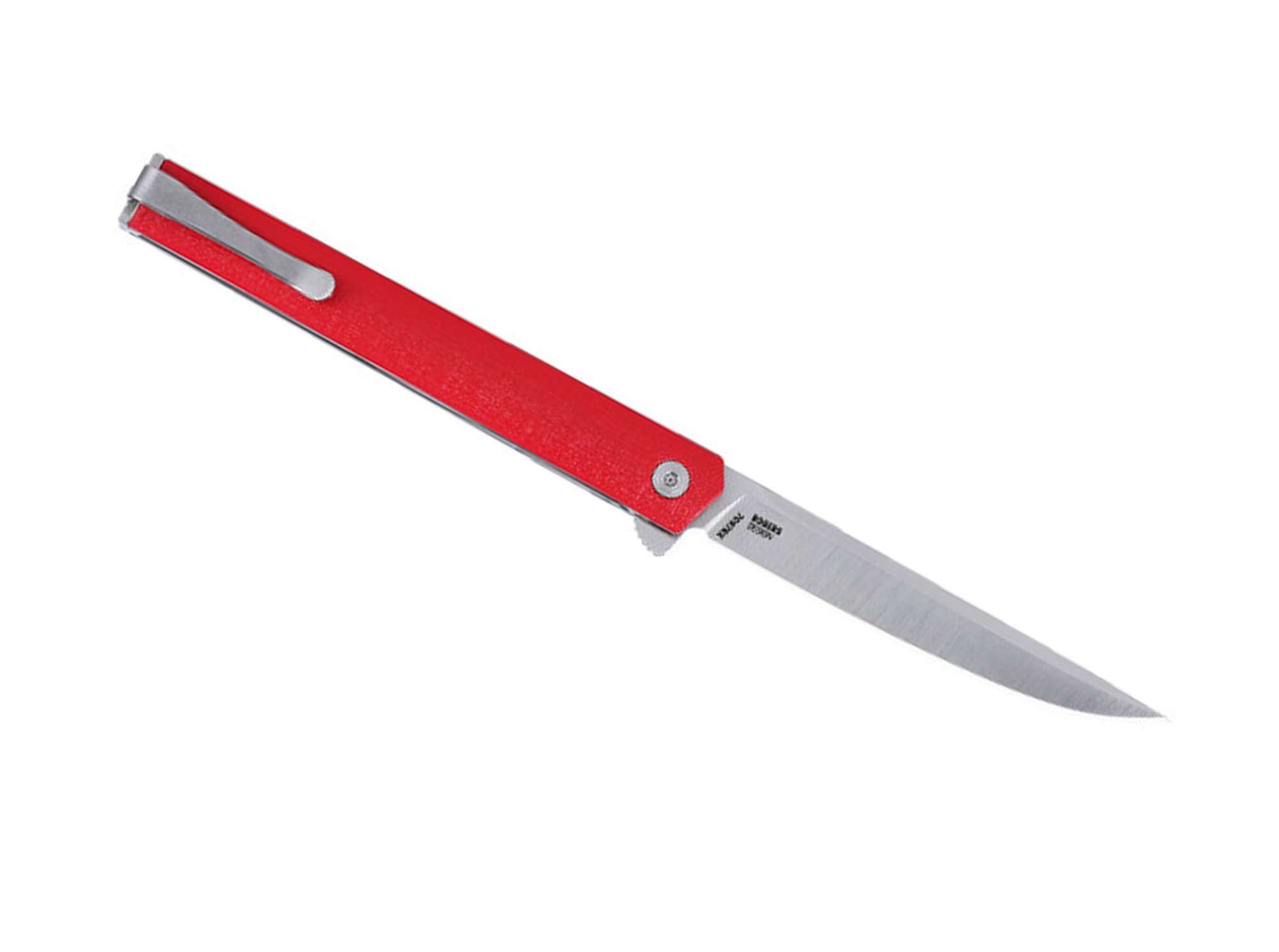 CRKT Taschenmesser Taschenmesser CEO Flipper Red Silver Blade