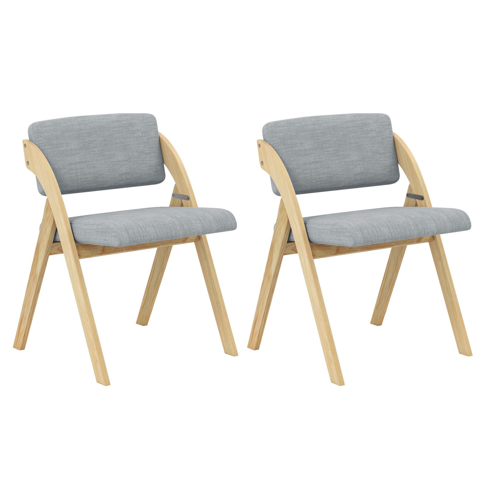 COSTWAY Klappstuhl, 2er Set, klappbar, mit günstig online kaufen