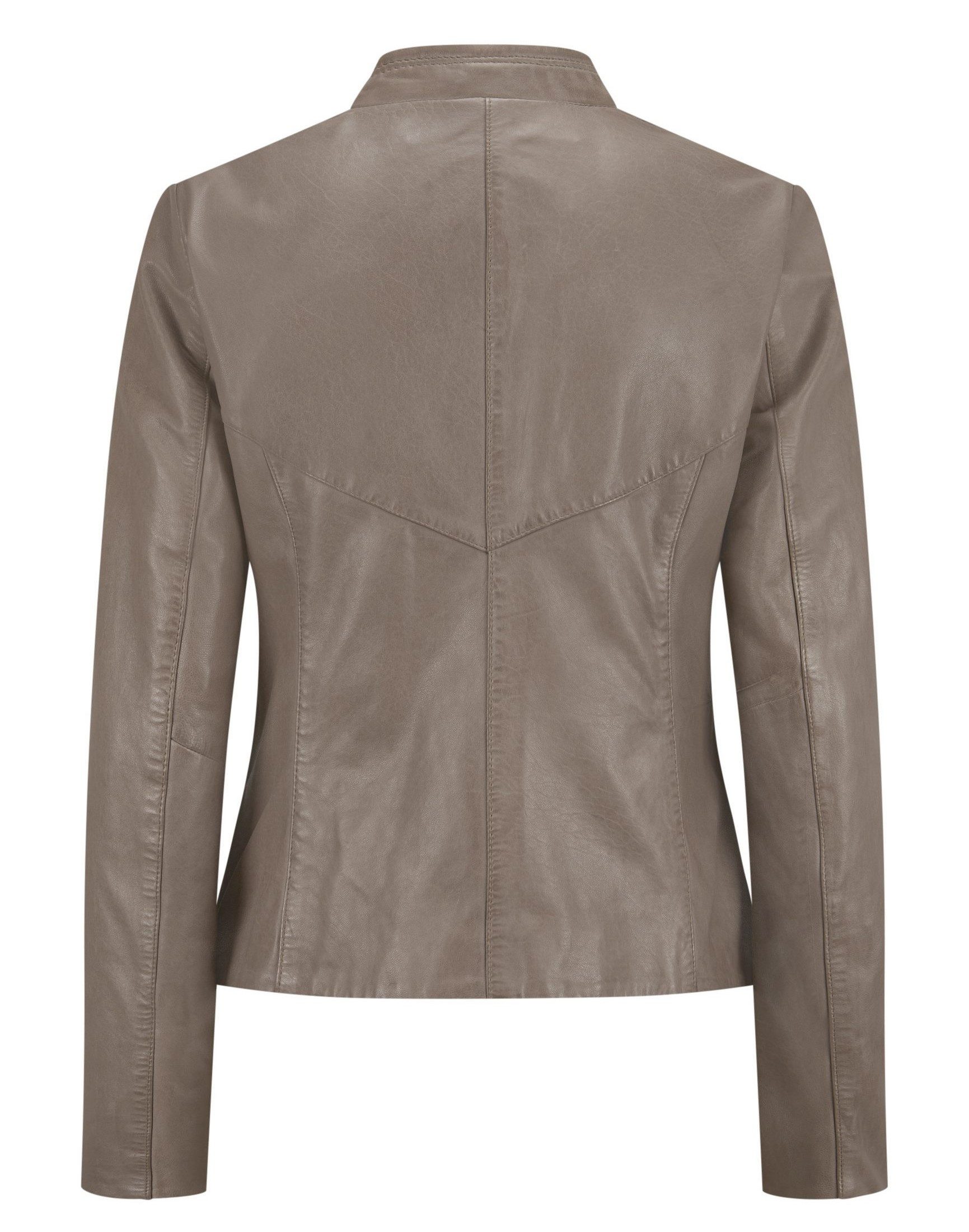 Milestone Lederjacke MSComet Bikerjacke aus Lammleder tailliert, elegant und modern