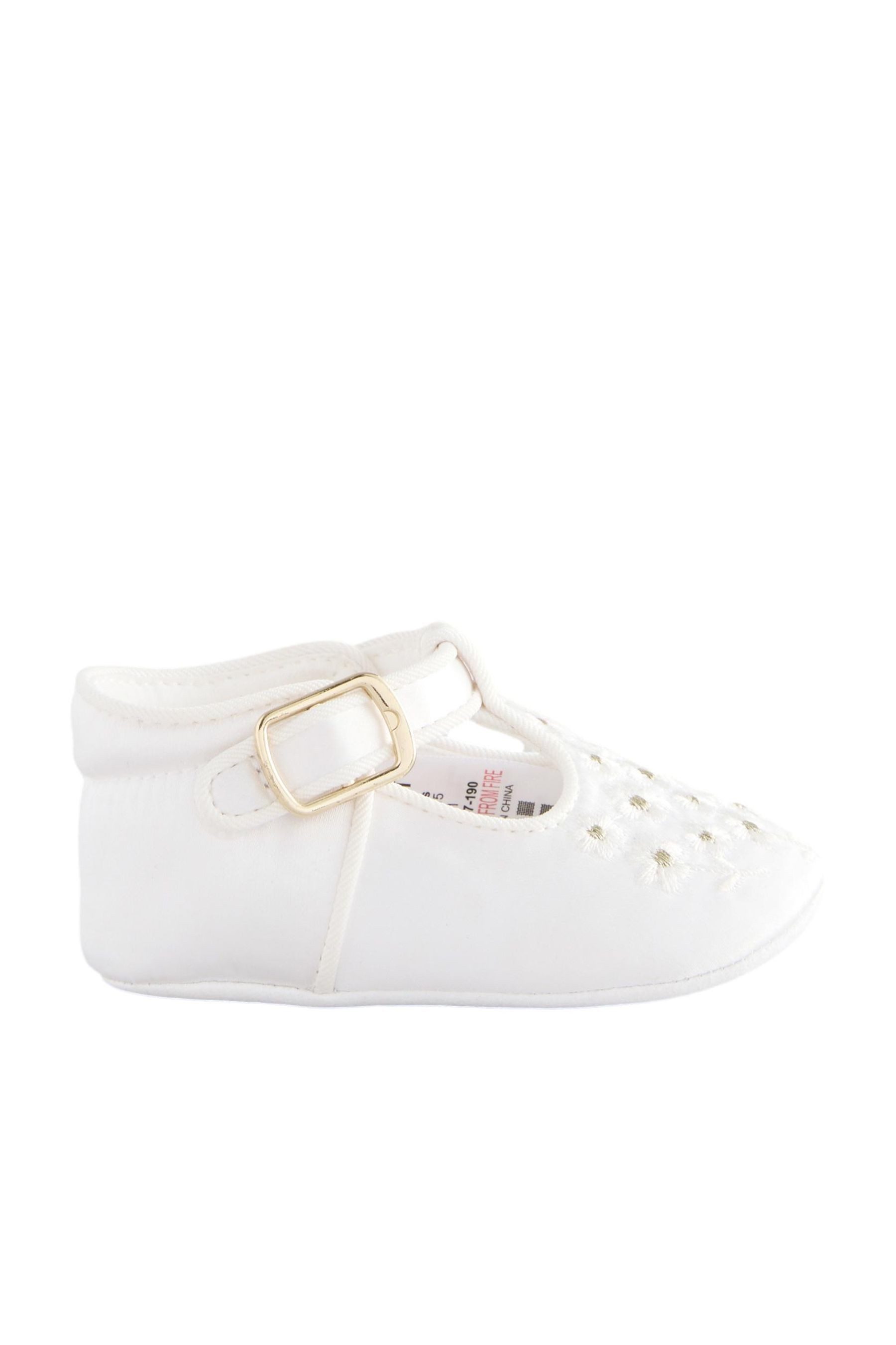 Eleganter Babyschuh mit Stickereien Babystiefel