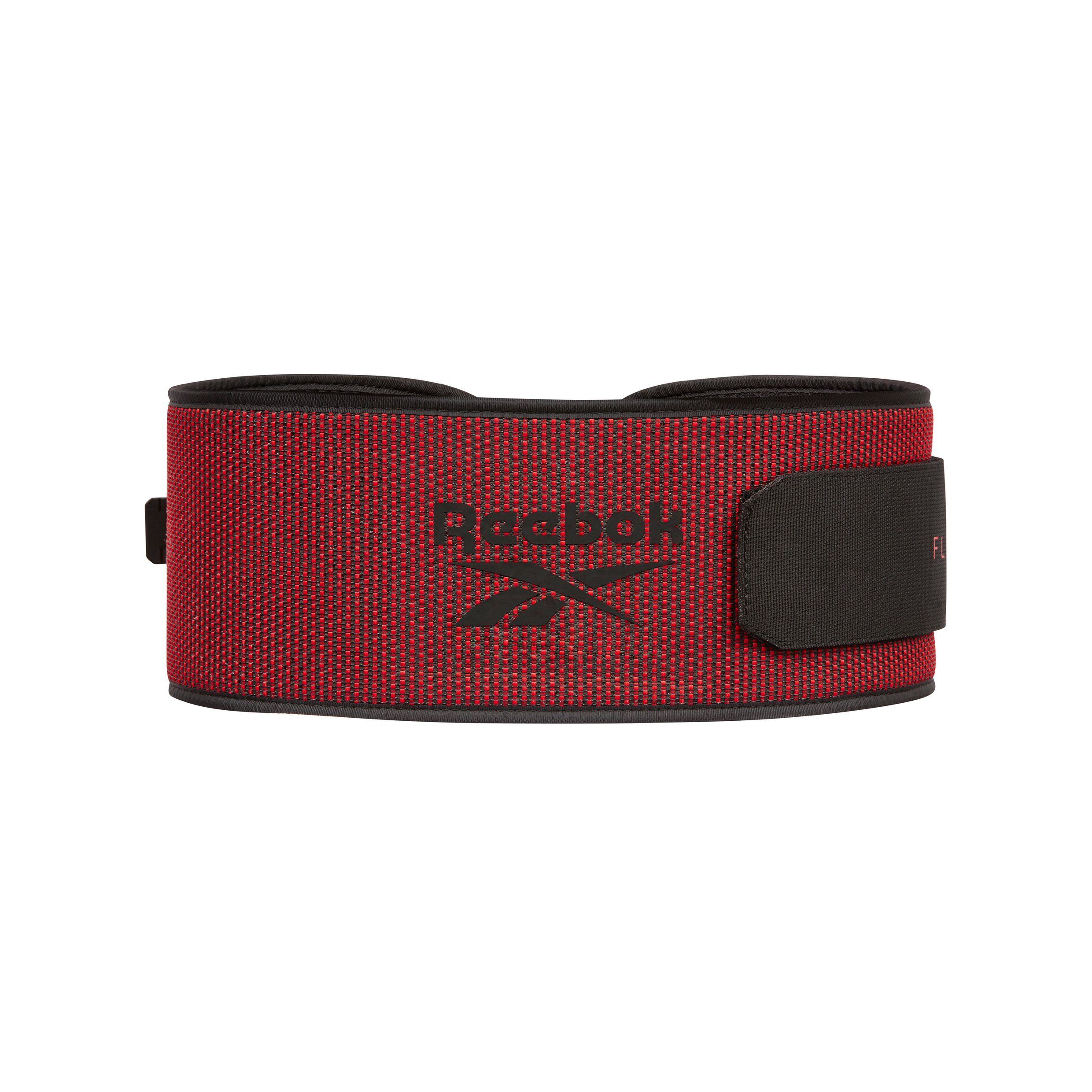 Reebok Rücken Stützgürtel Reebok Flexweave Powerlifting-Gürtel Rot S