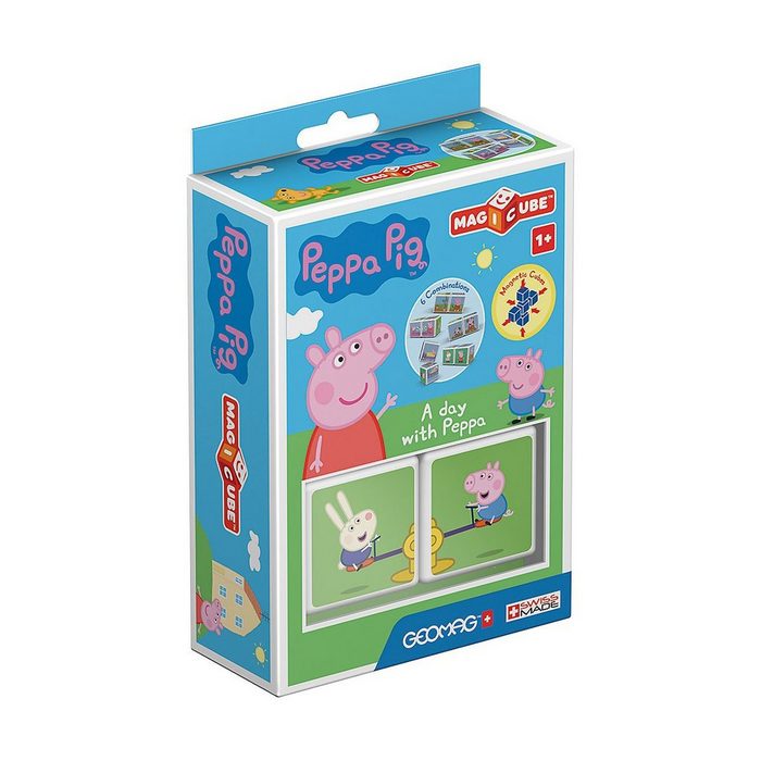 Geomag™ Magnetspielbausteine MagiCube Peppa Pig A day with Peppa