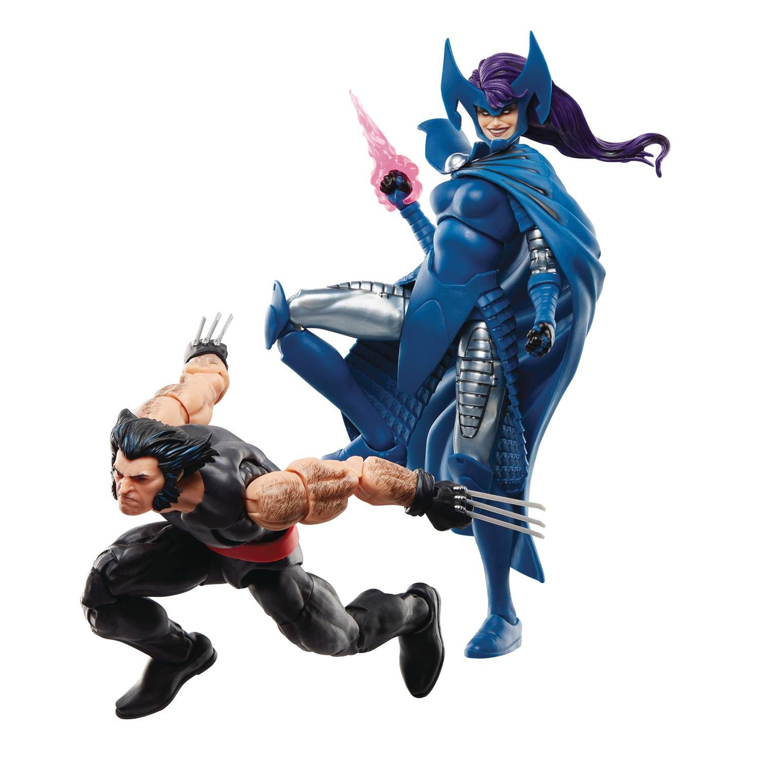 Actionfigur Marvel Legends Wolverine 50th Wolverine and Psylocke Actionfiguren 2-P