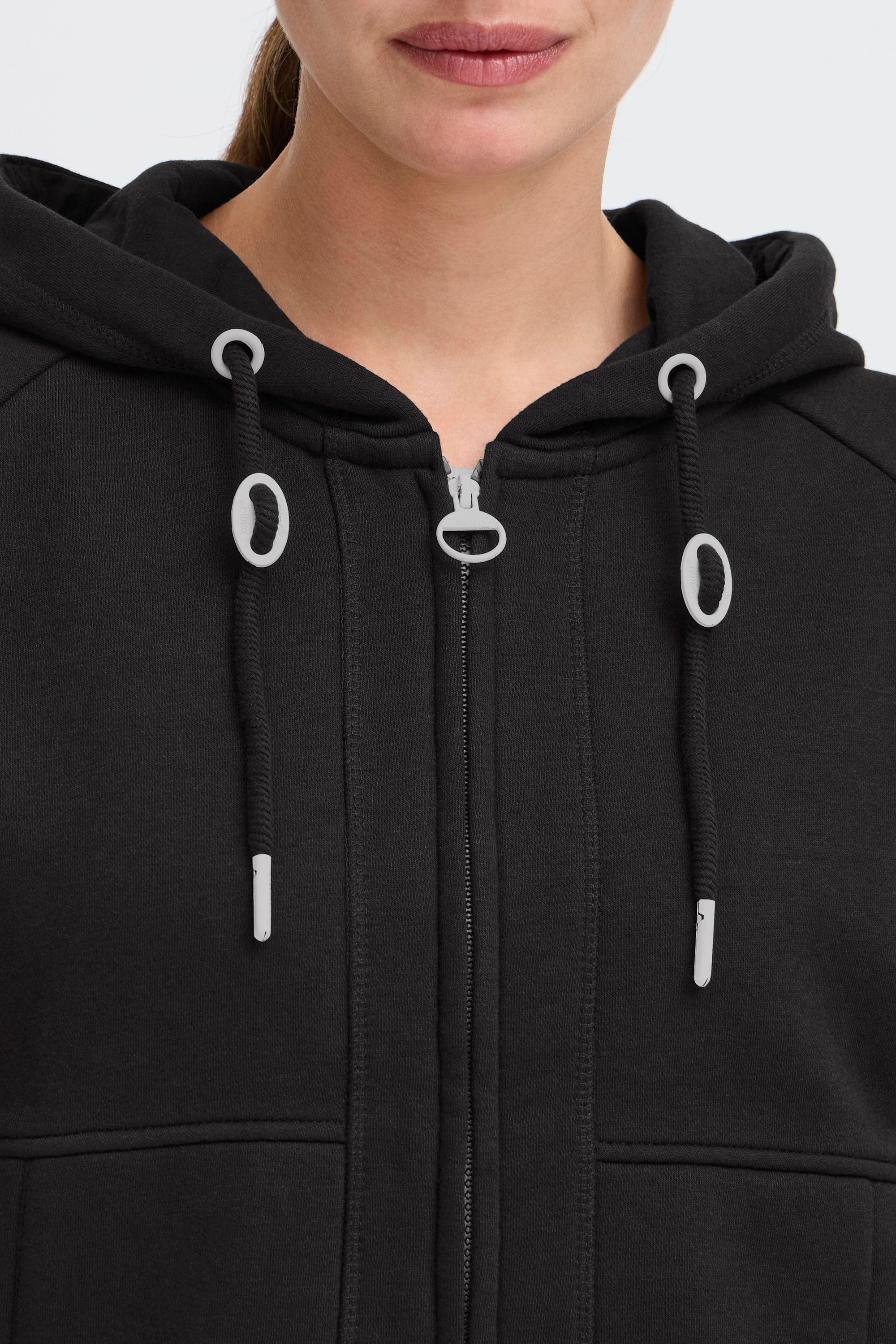 OXMO Sweatjacke OXAndie Modischer Pullover