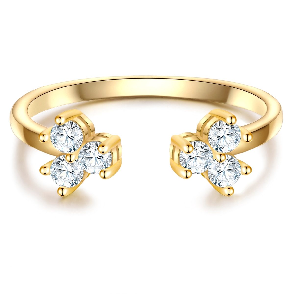 Glanzstücke München Fingerring GSM1941 (1-tlg), aus Sterling Silber