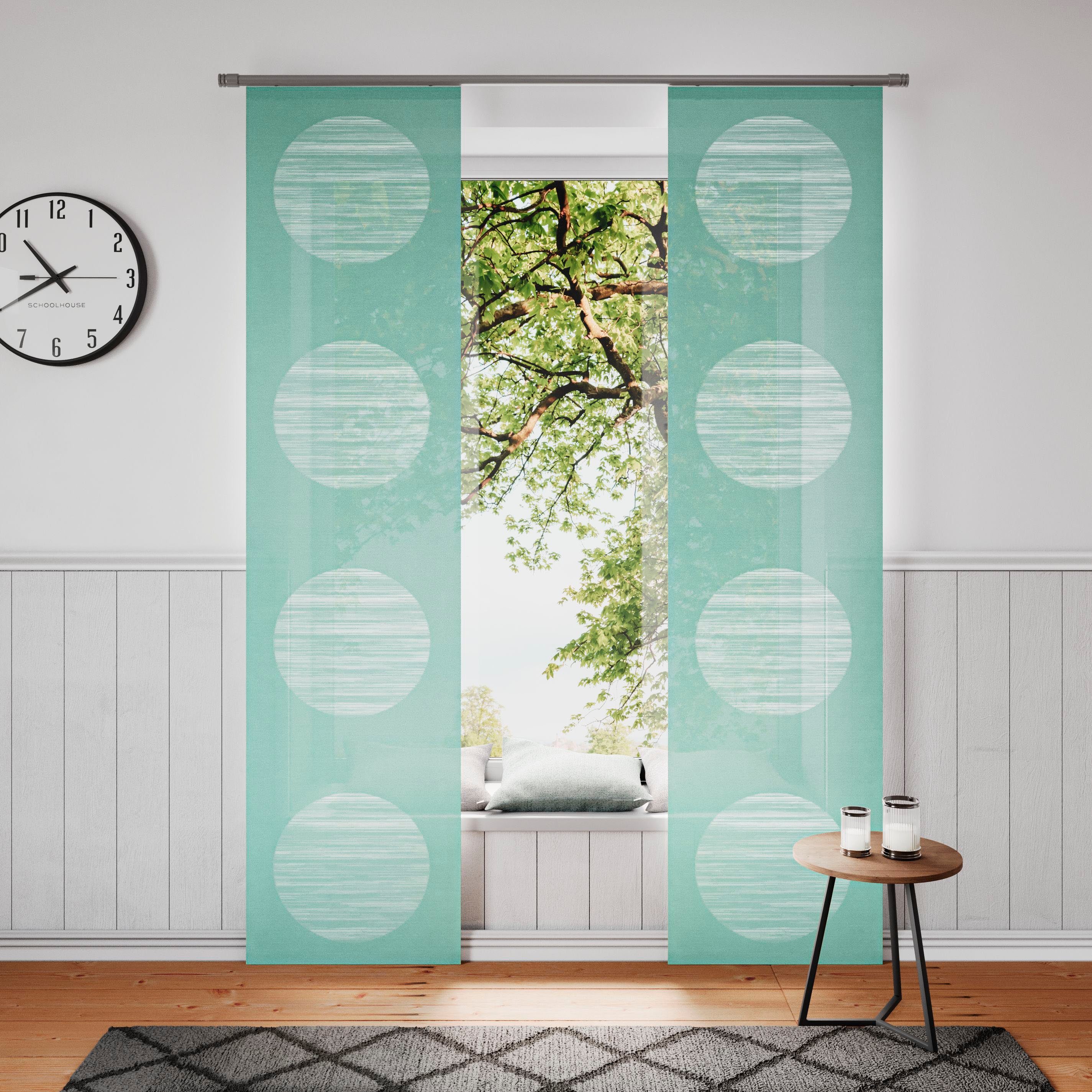 Neutex for you! Schiebegardine Padova (1 St), Klettband, halbtransparent, S günstig online kaufen