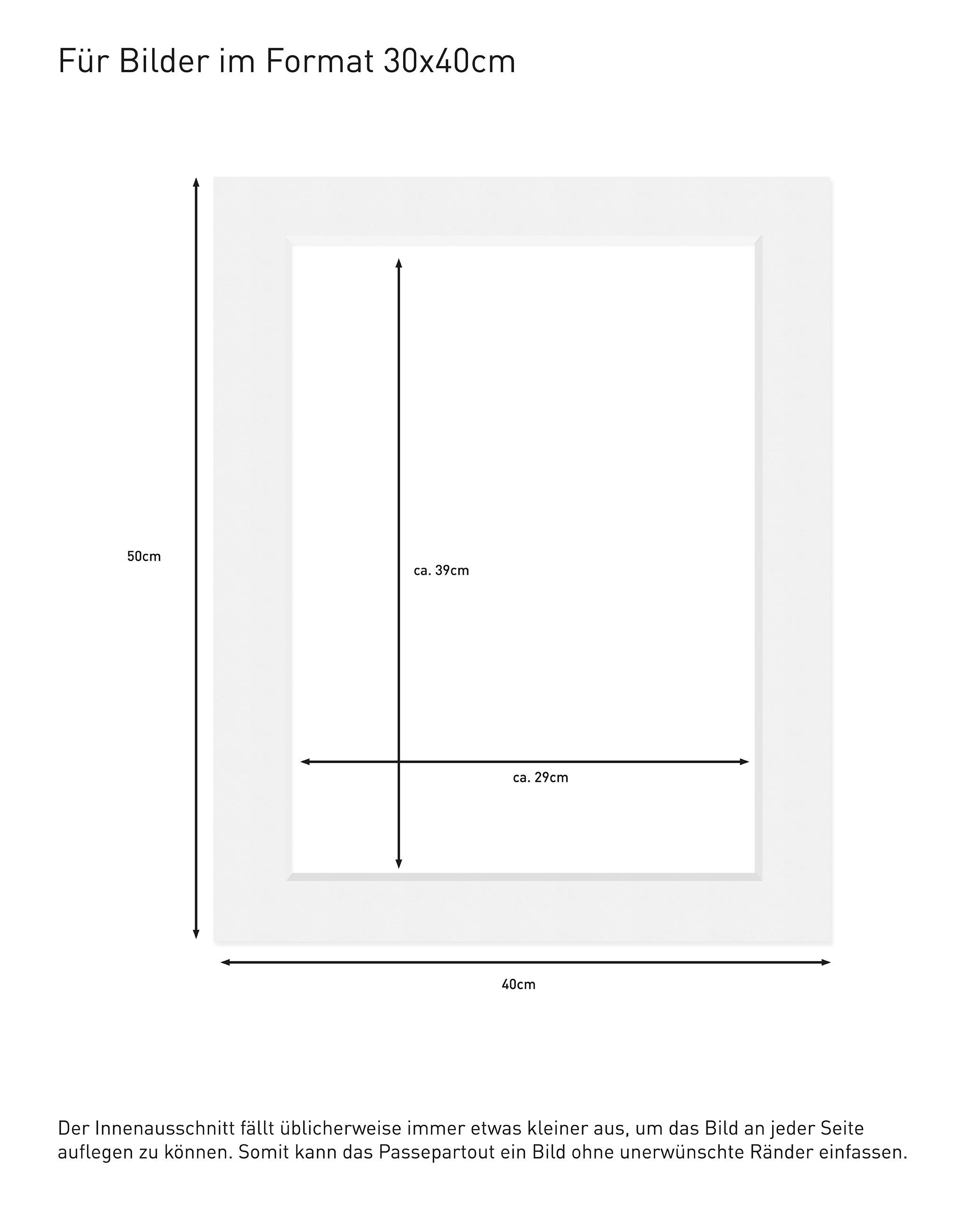 DEHA DESIGN Bilderrahmen Passepartout 1,4 mm, (1 St) günstig online kaufen