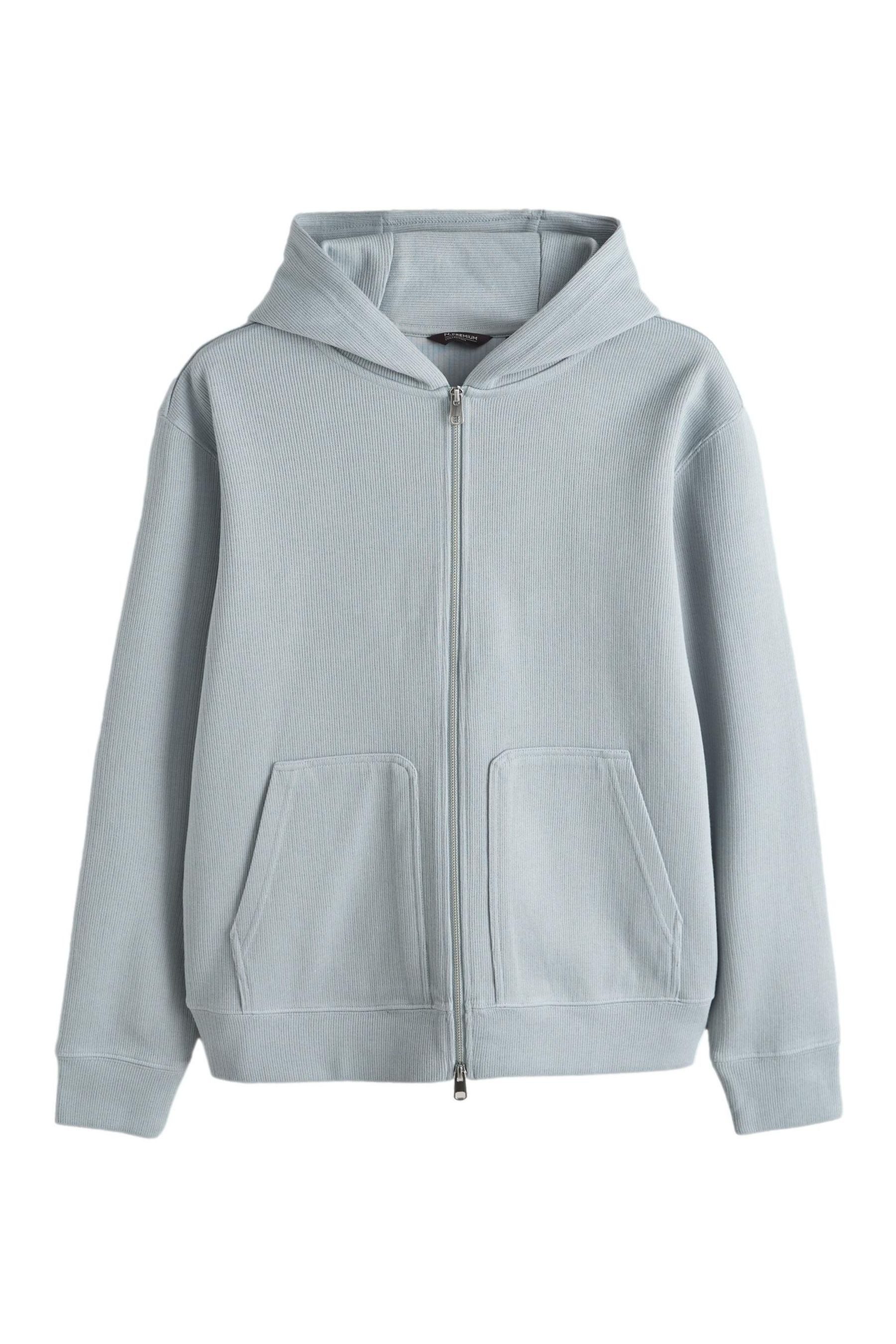 Next Sweater Strukturierte, elegante Kapuzenjacke mit RV (1-tlg)