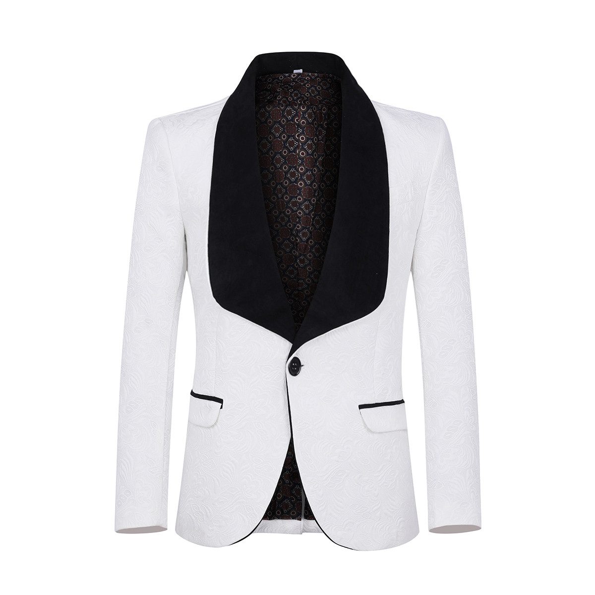 Allthemen Smoking (3 tlg) eleganter Herrenanzug Slim Fit Anzüge mit einem K günstig online kaufen