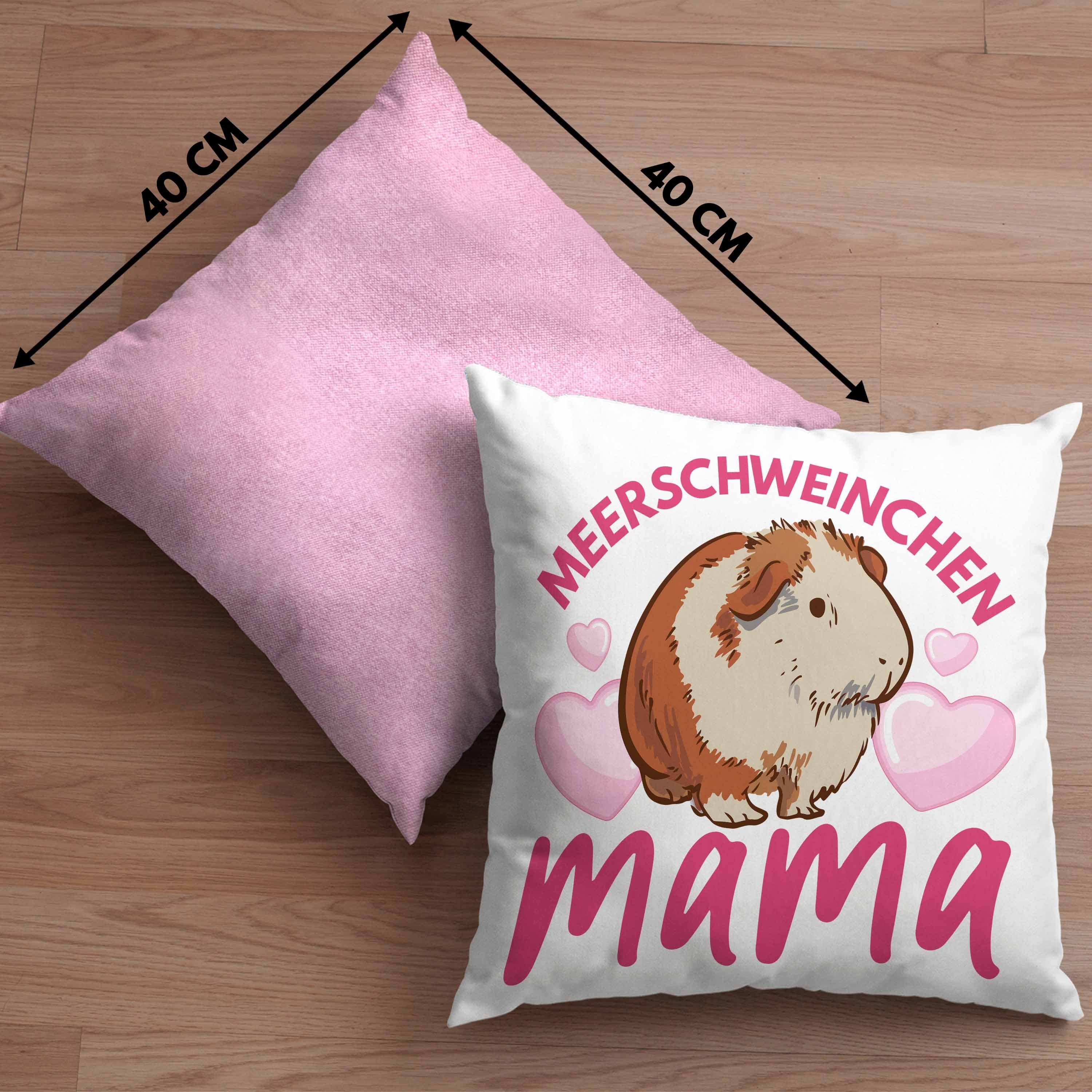mit Spruch Füllung Kissen Mama Trendation Rosa Dekokissen Geschenk Meerschweinchen Dekokissen 40x40 Trendation Mädchen - Muttertag