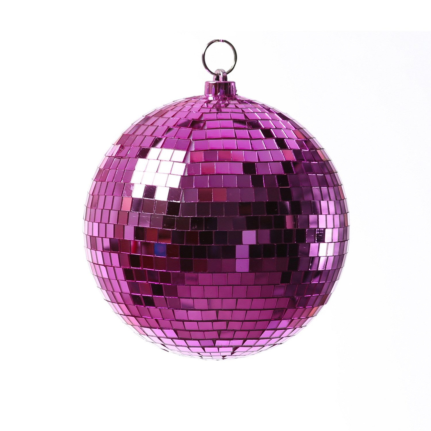 SATISFIRE Discolicht Spiegelkugel 20cm pink Discokugel Mirrorball Party Disko Deko