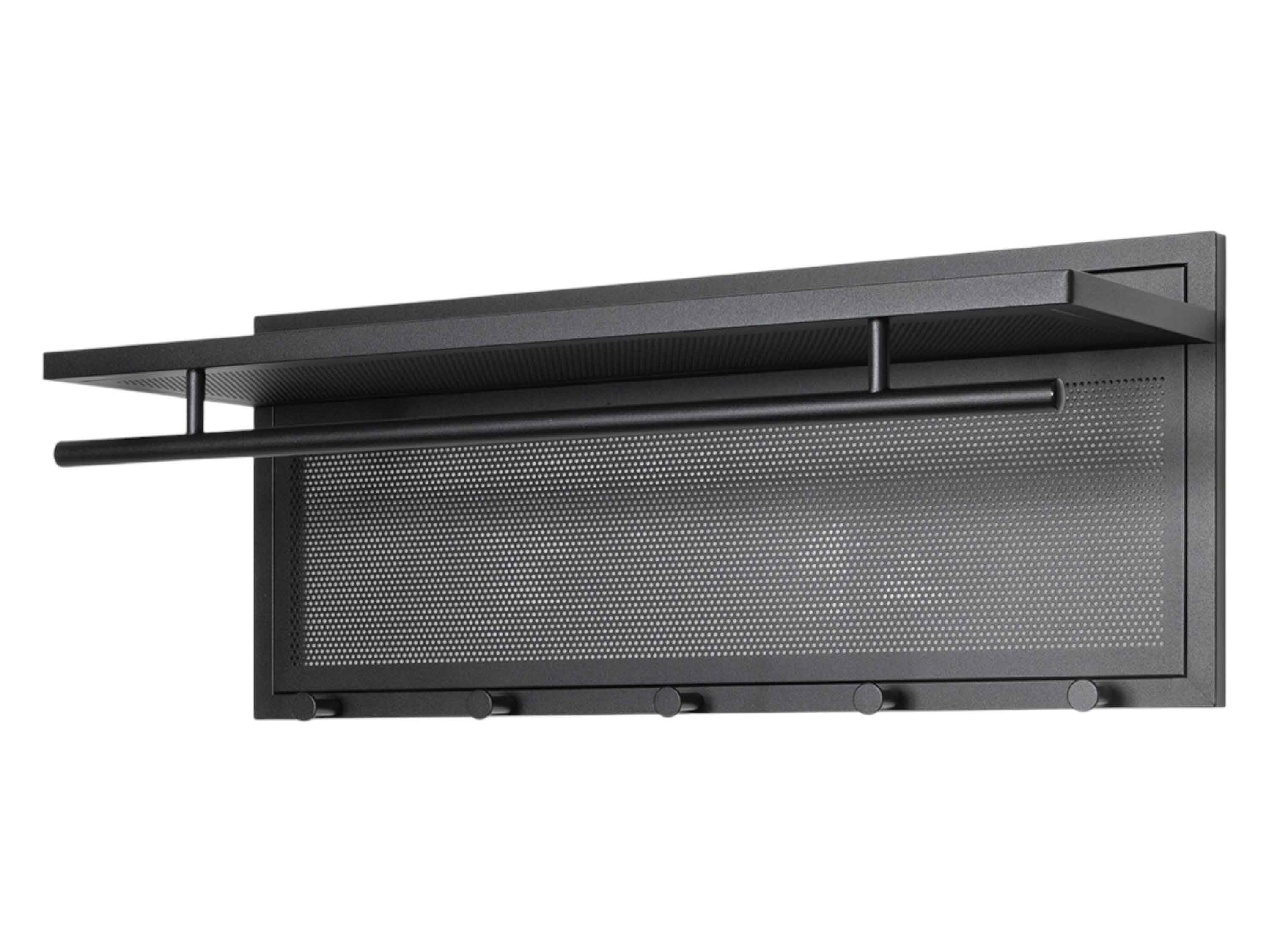 HAKU Wandgarderobe (1 St), Metall schwarz günstig online kaufen