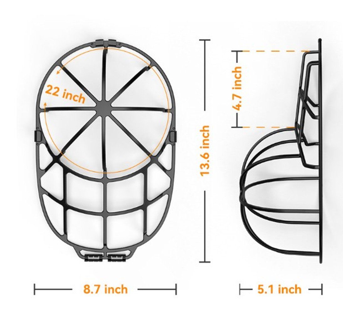 XDeer Ballonmütze 2 Stück Basecap,Hut-Unterlegscheibe Waschmaschinen Cap Waschgestell Kappen Waschmaschine für black Form Washer Geschirrspüler,Baseball oder für