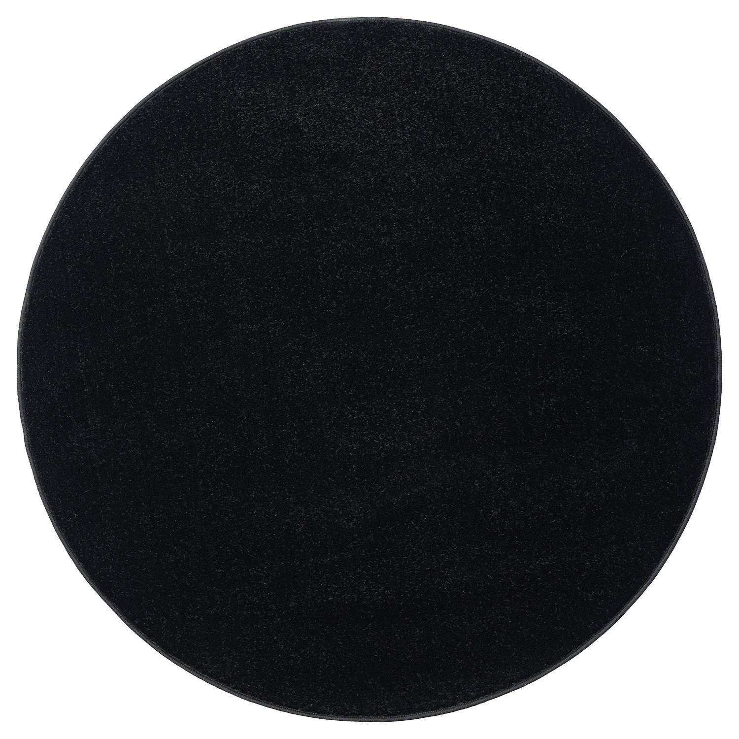 Vimoda Teppich Teppich Rund Wohnzimmer Kurzflor, günstig online kaufen