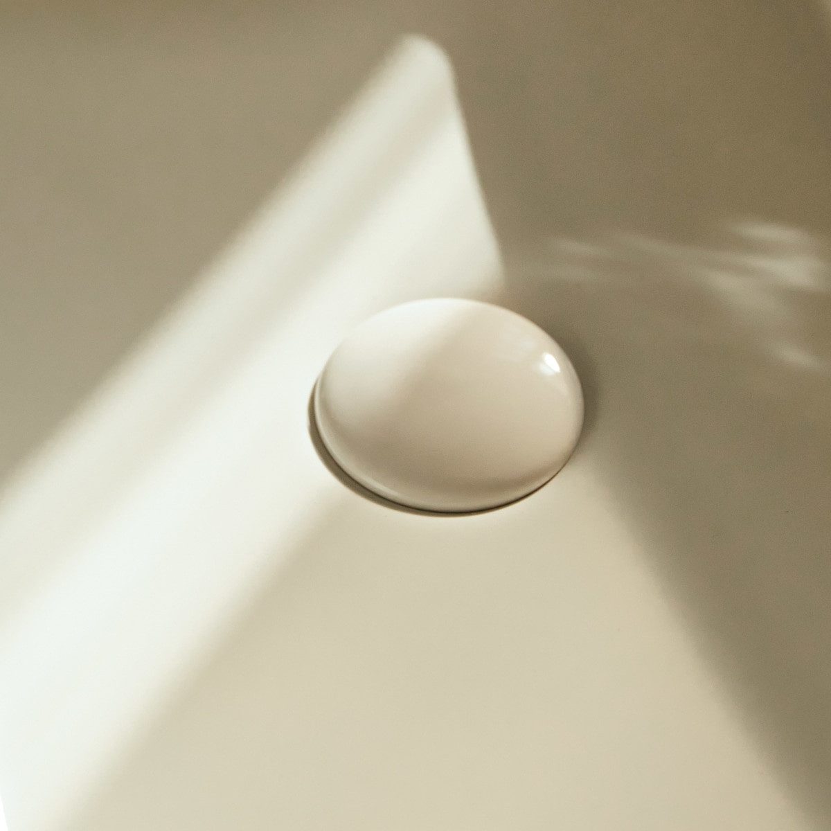 Tikamoon Waschbecken Gina - Waschbecken aus Keramik, rund