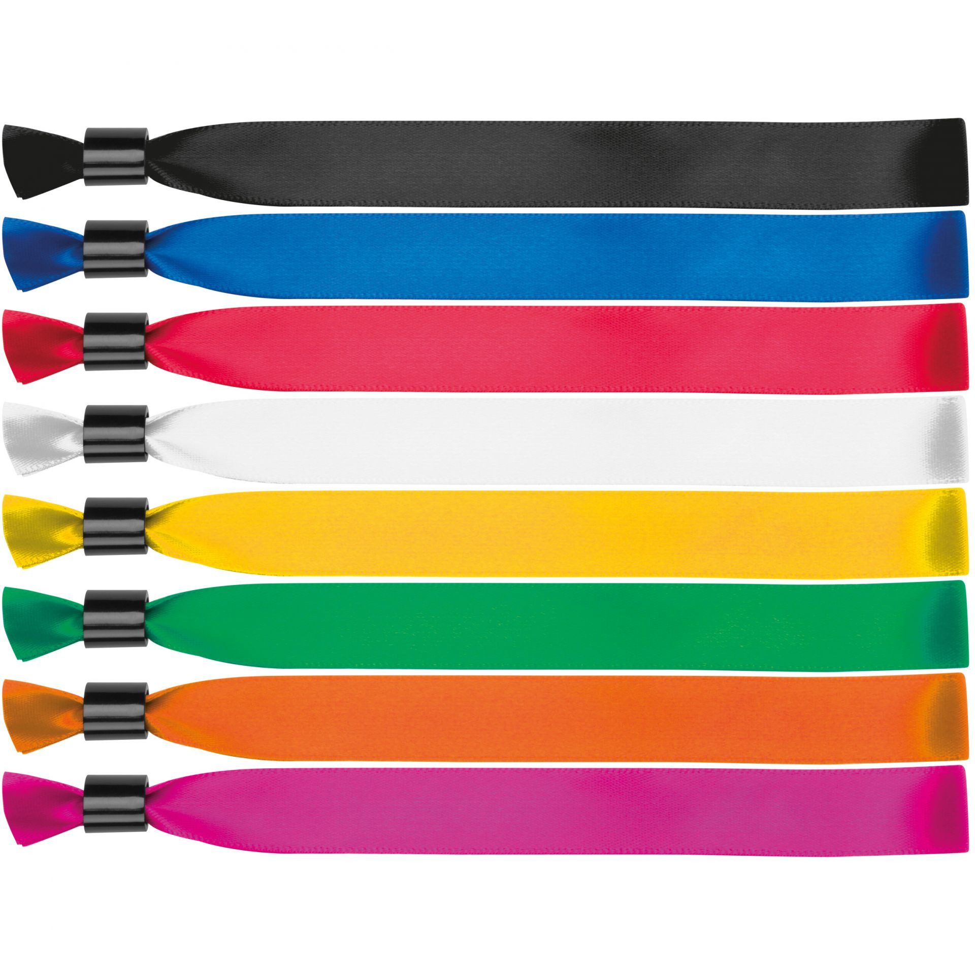 Easy Gifts Partyanzug 80x Einlassband / Festival Eintrittsbänder / aus Polyester / 8 Farben