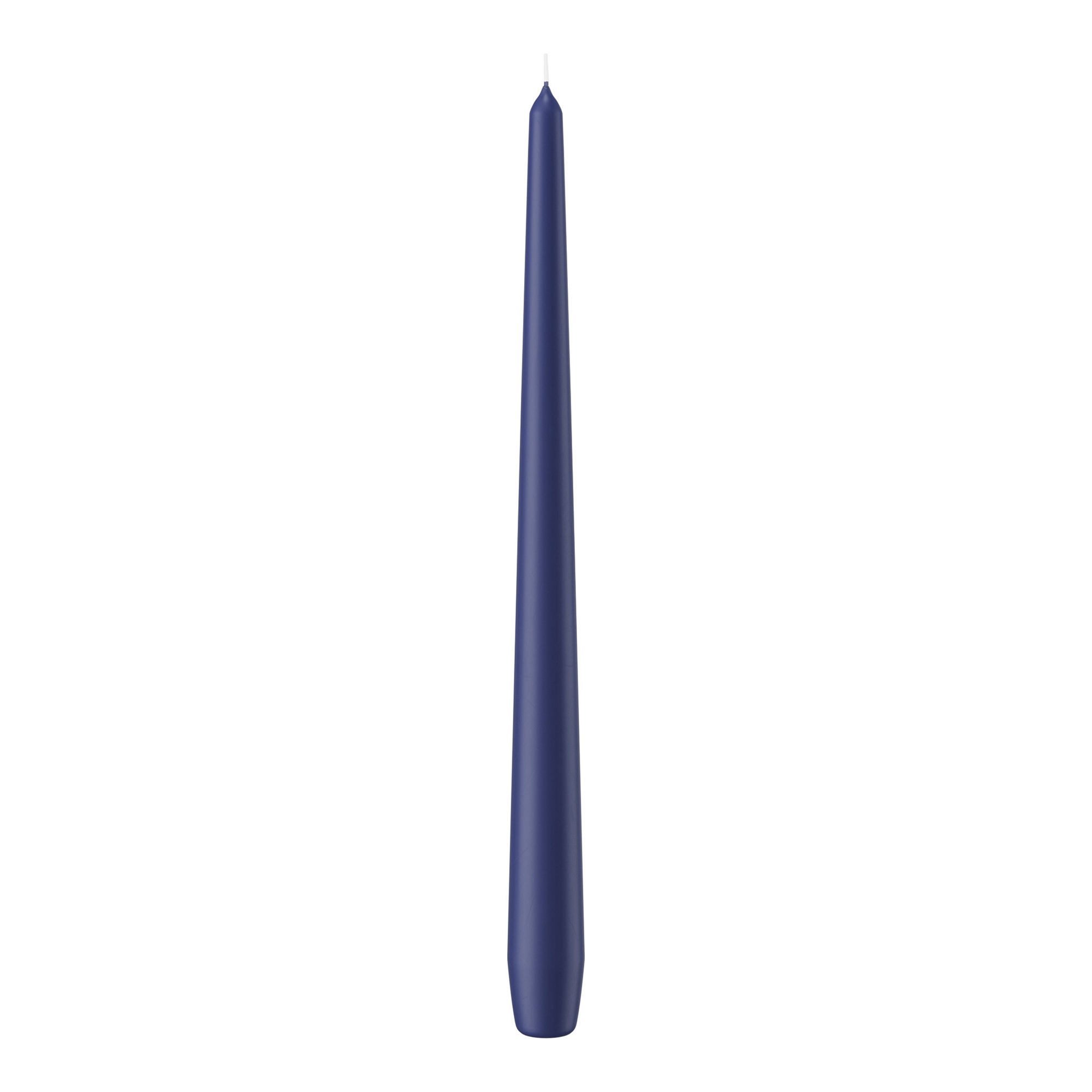 Wiedemann Kerzen Spitzkerze Spitzkerzen Dunkelblau 300 x Ø 25 mm, 12 Stück