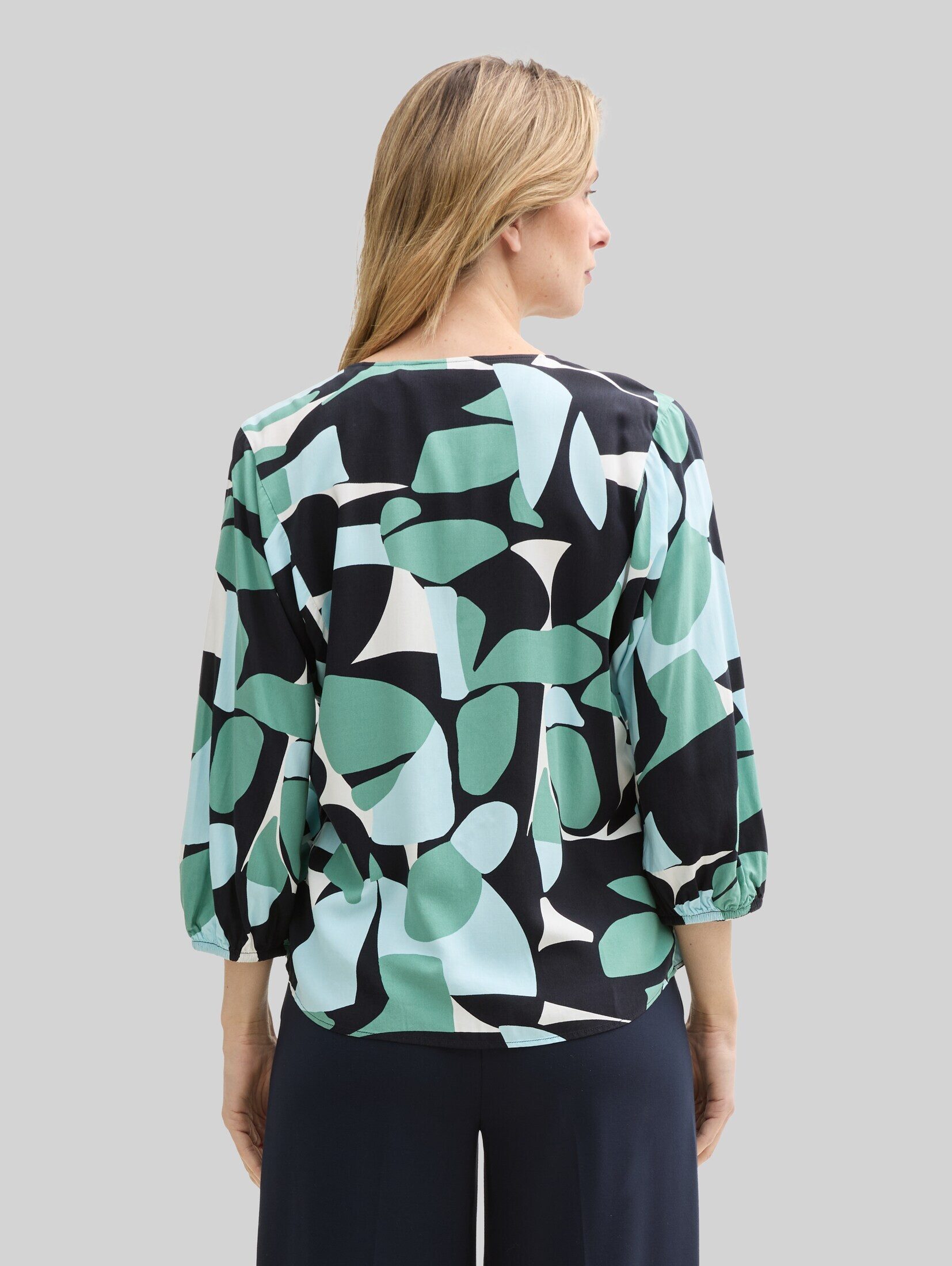 TOM TAILOR Langarmbluse Blusen & Shirts Bluse mit Muster