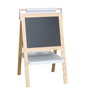 Judy Wild Standtafel Kindertafel doppelseitige Kinder-Whiteboard mit Papierrolle