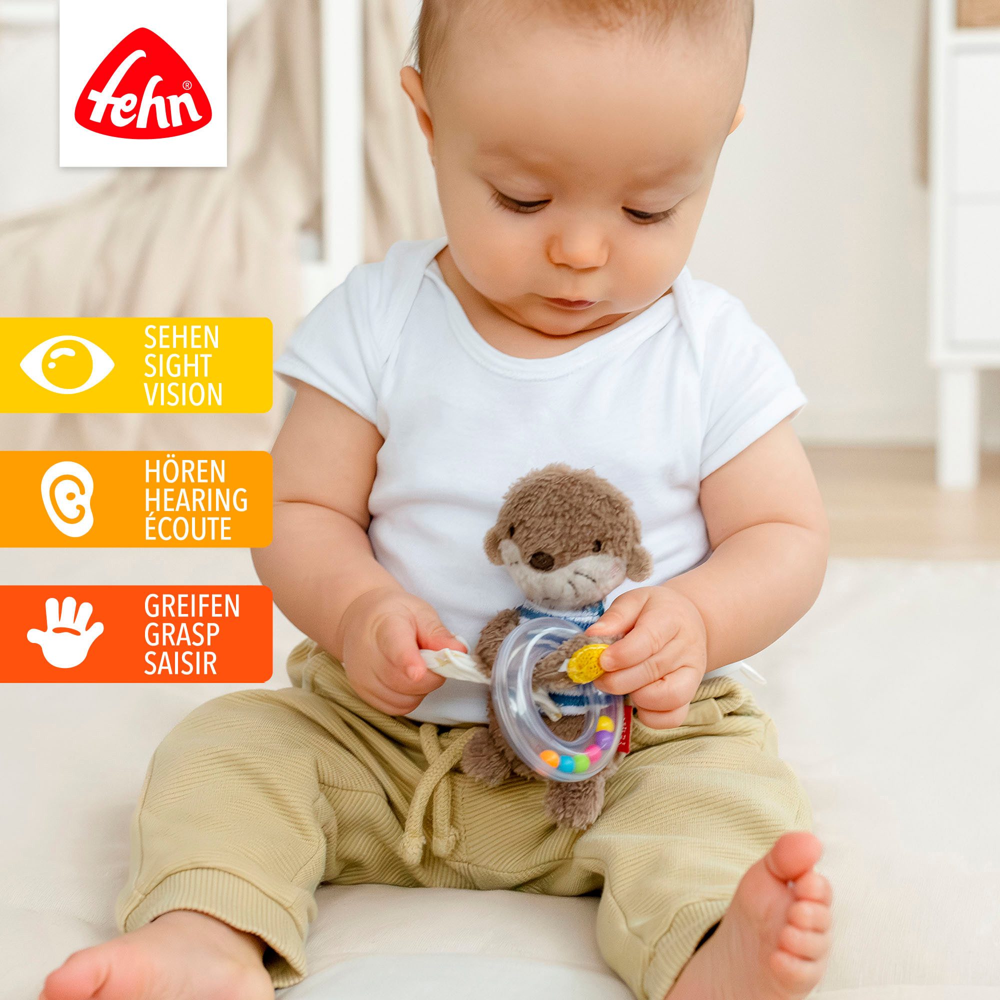 Fehn Rassel Otter Theo, Rasselring Otter