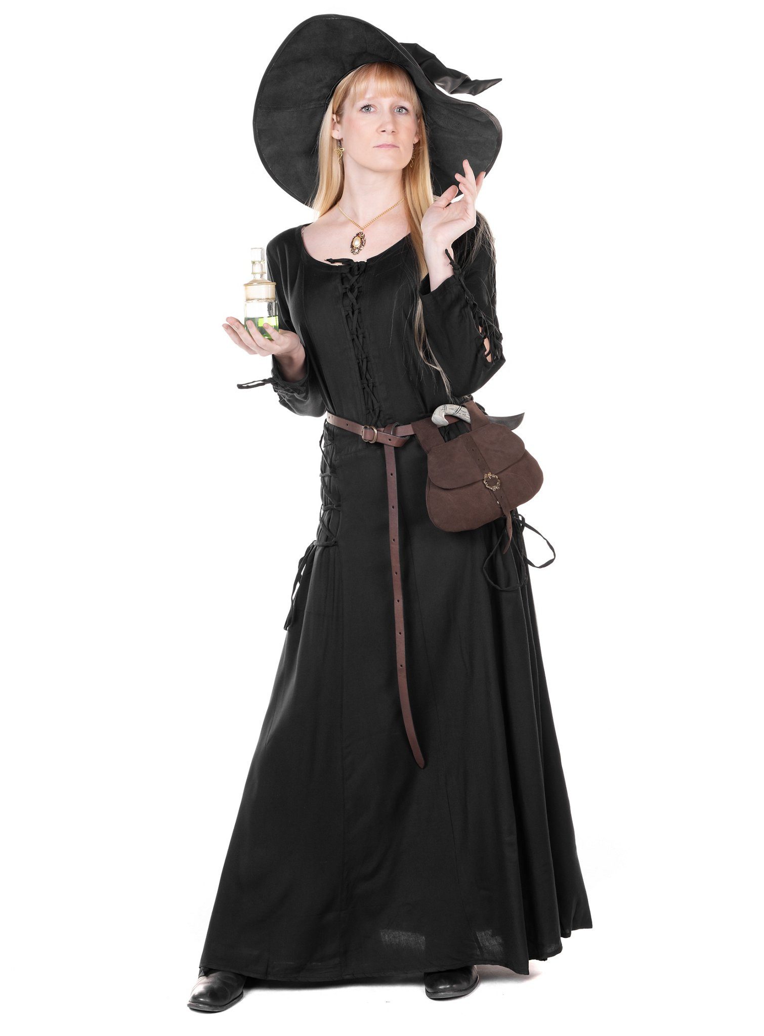 Metamorph Hexen-Kostüm Hexenkleid - Zauberin Halloween Kostüm Damen, Elegan günstig online kaufen