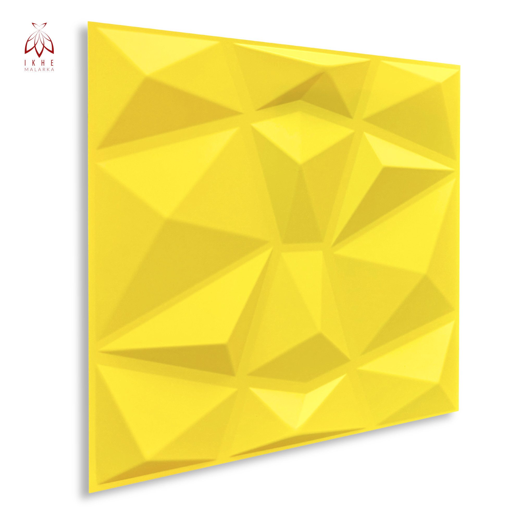 IKHEMalarka 3D Wandpaneel 3D Paneele PVC Kunststoffpaneele, BxL: 50,00x50,00 cm, 0,25 qm, (1 Stück, 3D Wandpaneele Deckenpaneele) hochwertige & harte PVC 3D Platten Wand & Decke