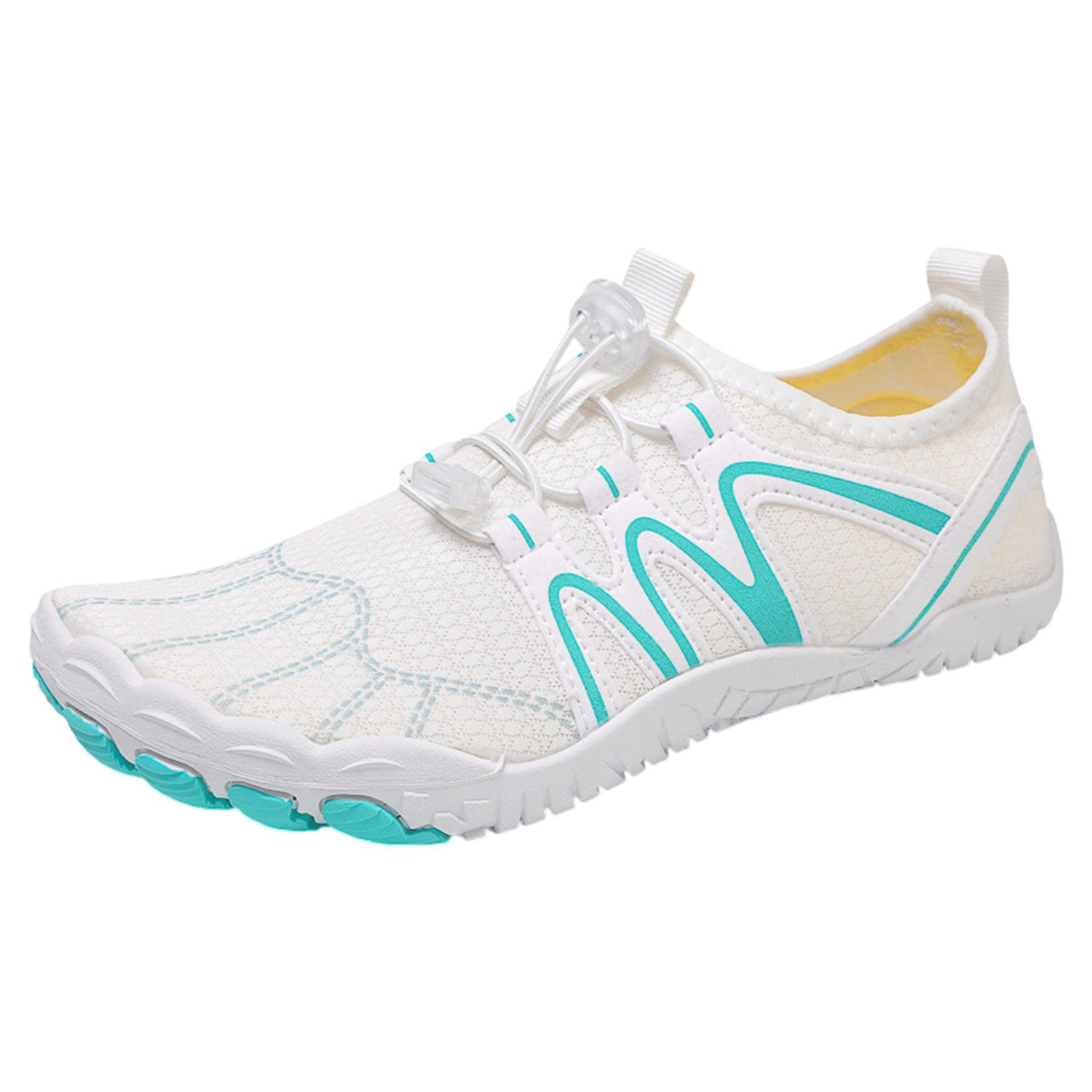 Refttenw Outdoor Barfußschuhe Schnelltrocknend Wasserschuhe Rutschfest Badeschuh Leicht Atmungsaktiv Schwimmschuhe Wasser-Sport