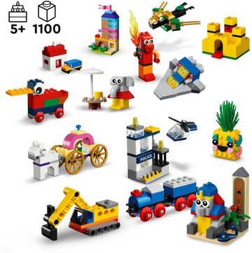 LEGO® Konstruktionsspielsteine 90 Jahre Spielspaß (11021), LEGO® Classic, (1100 St)