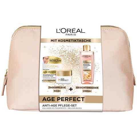 L'ORÉAL PARIS Gesichtspflege-Set L'Oréal Paris Age Perfect Anti-Age Pflege-Set, mit Collagen