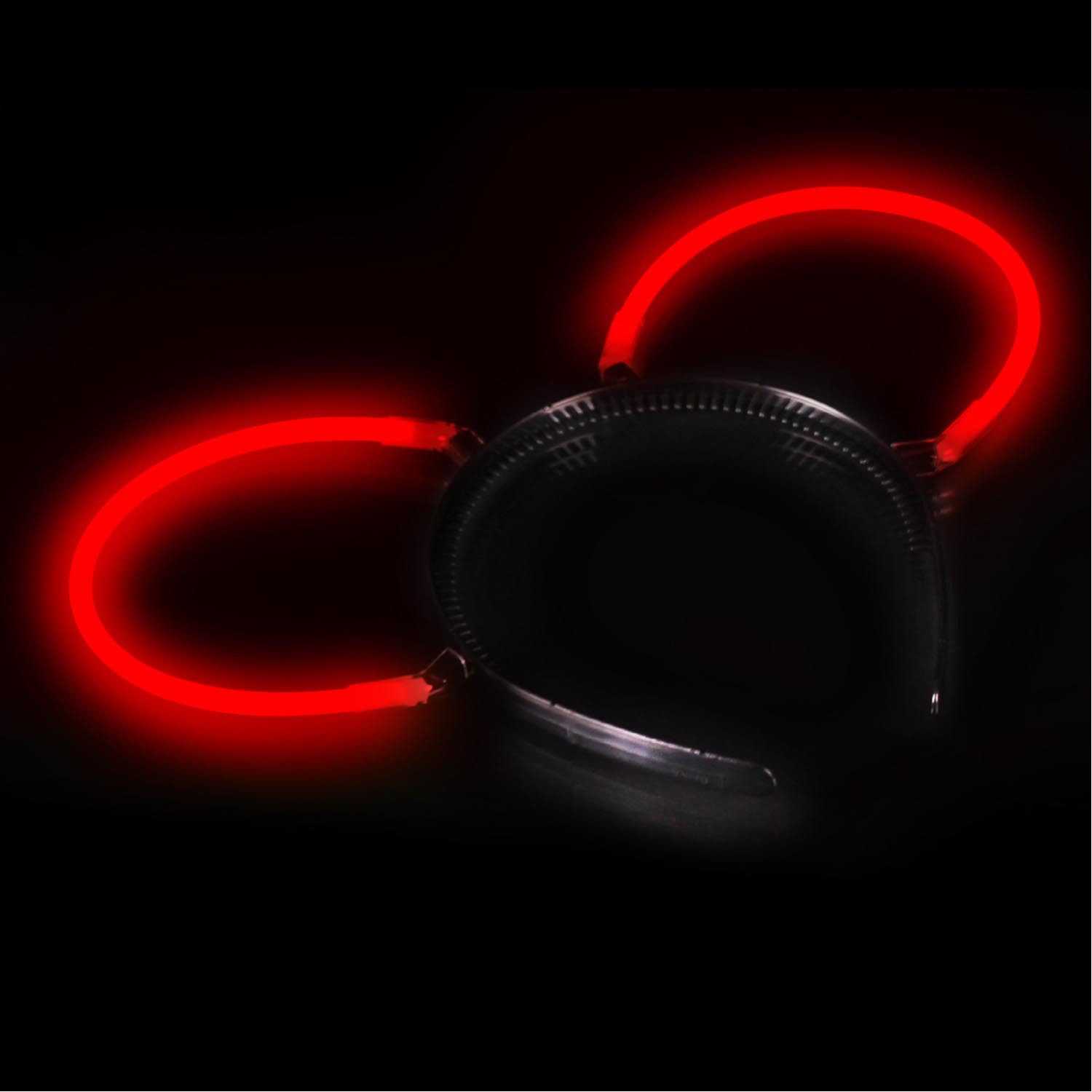 Nico Kostüm Knicklicht Haarreif, 1 Stück Rot