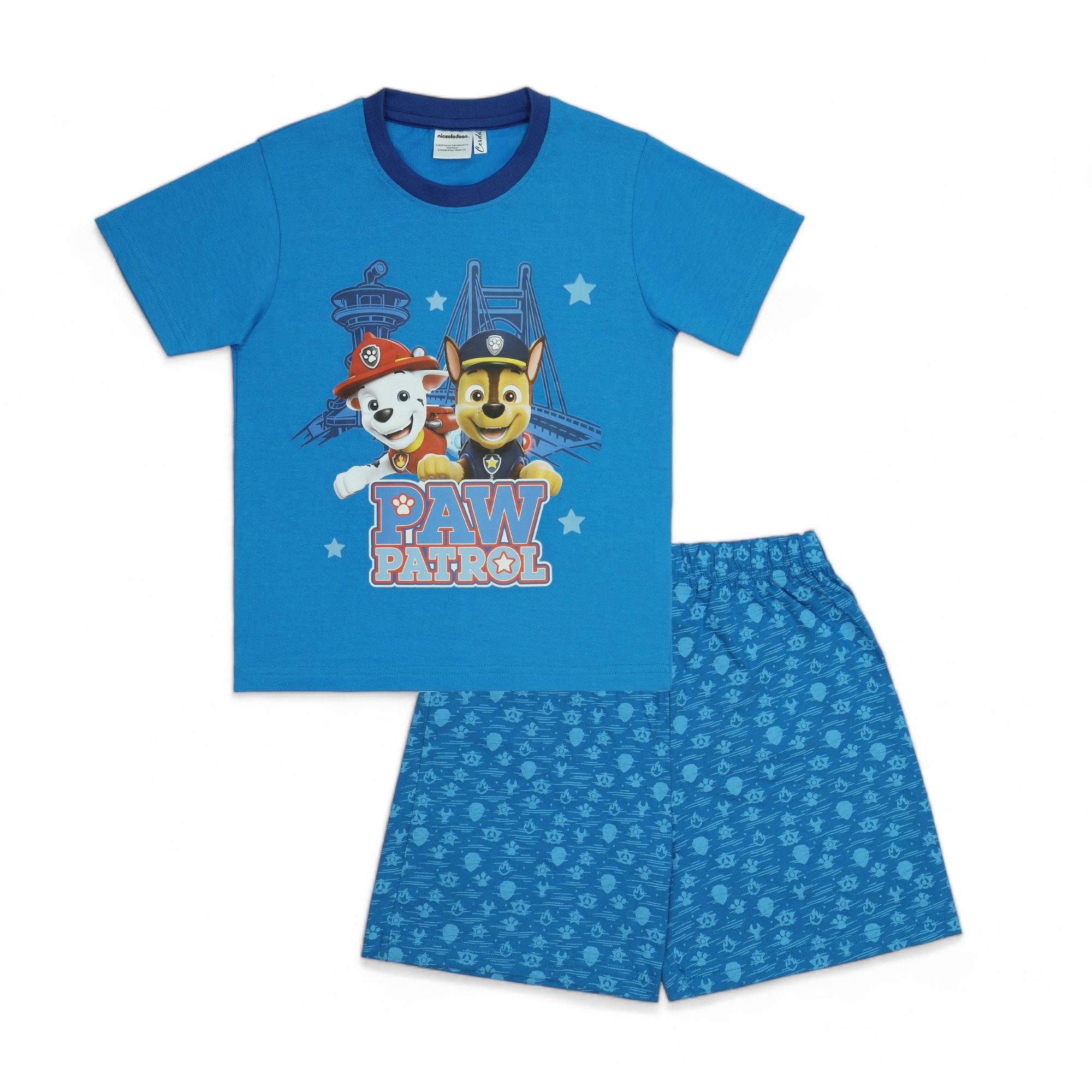 Schlafanzug PAW PATROL Pyjama kurzer Schlafanzug