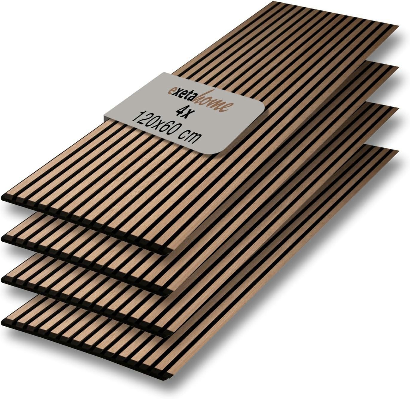 exeta Wandpaneel Akustikpaneele 4St je 60x120cm Wandpaneele Schalldämmung f günstig online kaufen