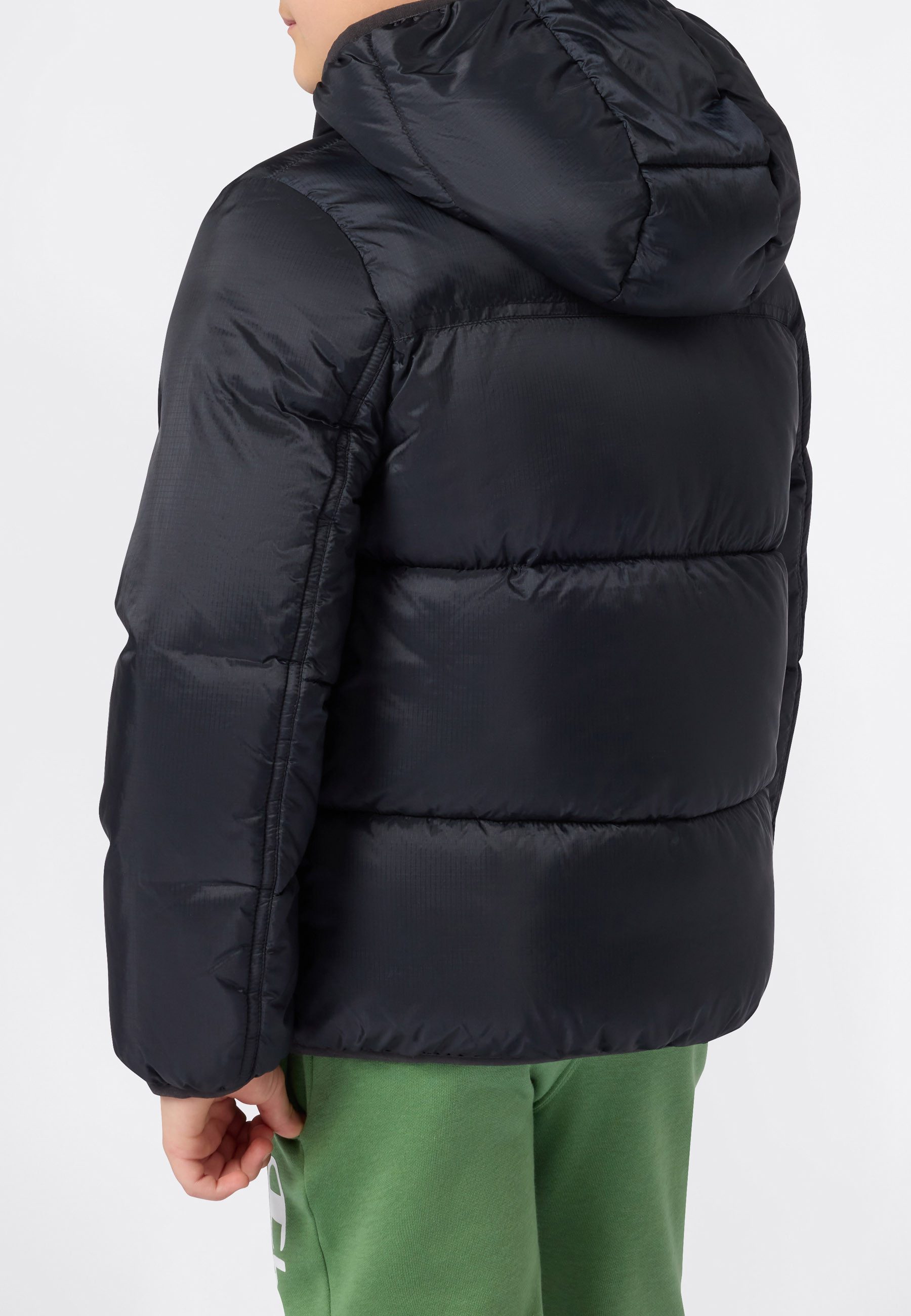 Champion Steppjacke Colorblock Outdoor Hooded Jacket mit Kapuze, wasser- und windabweisend, mit Eingrifftaschen