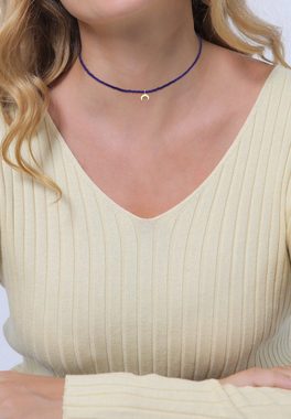 Elli Choker Choker Halbmond Astro Trend Beads 925 Silber