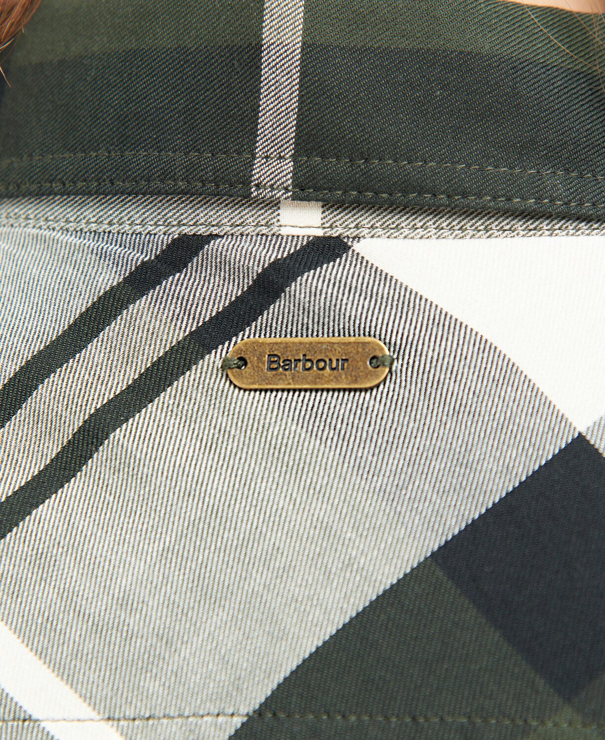 Barbour T-Shirt BARBOUR Bluse Bredon Shirt Polar Tartan