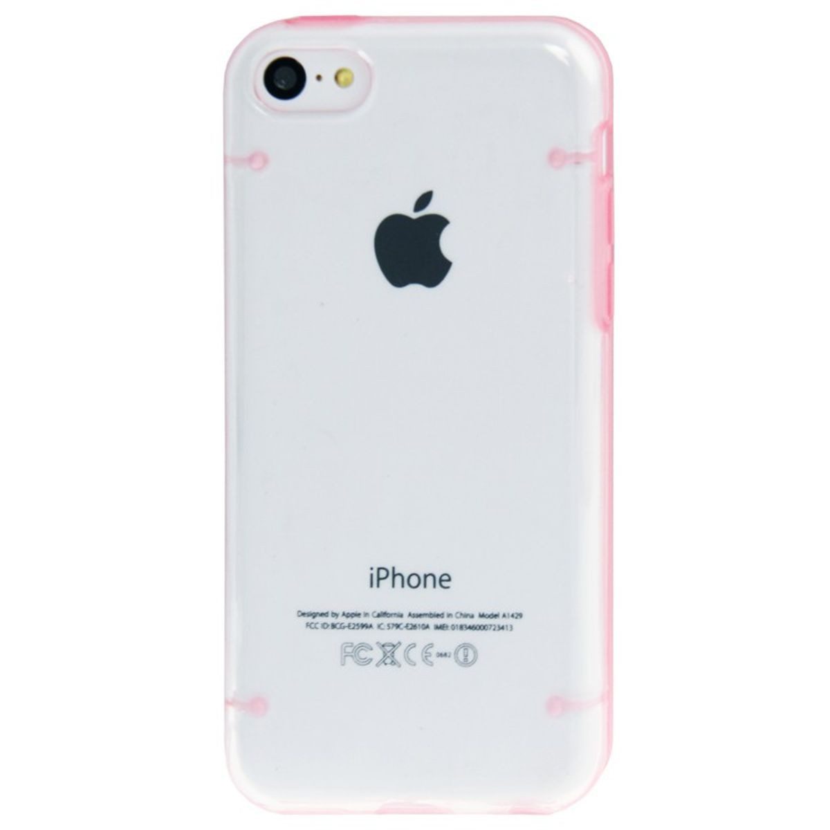König Design Handyhülle Apple iPhone 5c, Apple iPhone 5c Handyhülle Backcover Rosa