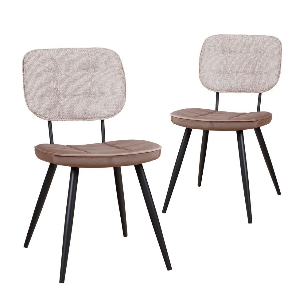 AVISSIMO Polsterstuhl Metallstuhl MS-0184 (2er Set)
