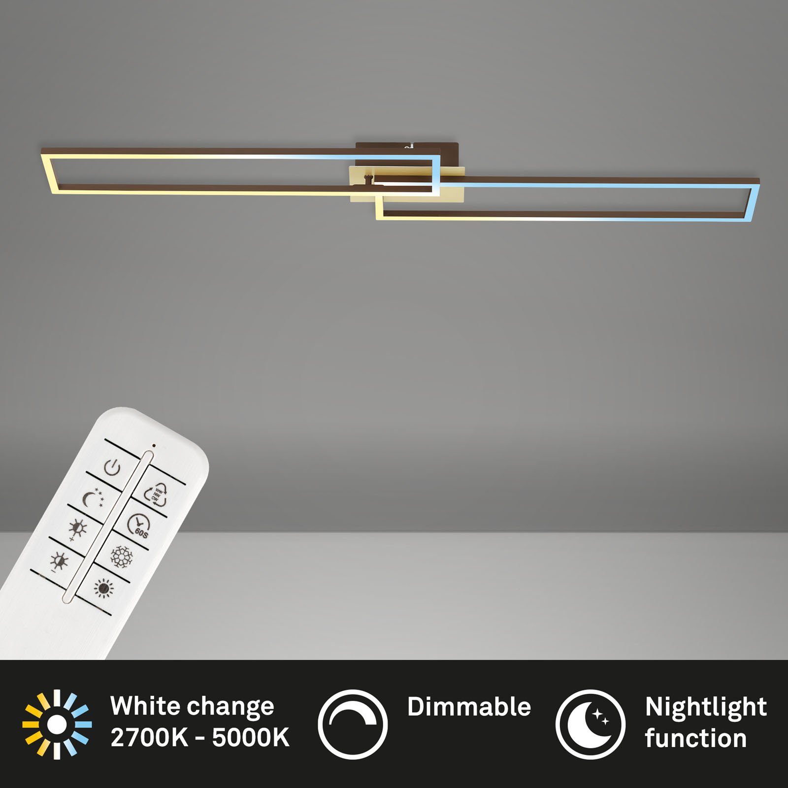 Briloner Leuchten LED Deckenleuchte LED Deckenleuchte günstig online kaufen
