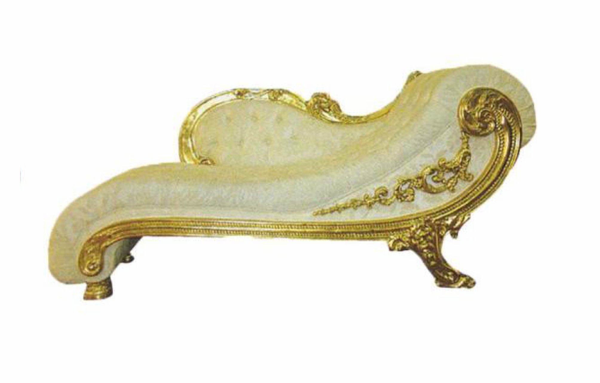 antik stil Made Chaiselongue Chaise Sofa, Chaiselongue Récamière Chesterfield in Longue Europe JVmoebel Edle