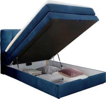 Jockenhöfer Gruppe Boxspringbett Amy, mit Bettkasten und Kaltschaum-Topper, erhältlich in 140 & 180cm Breite