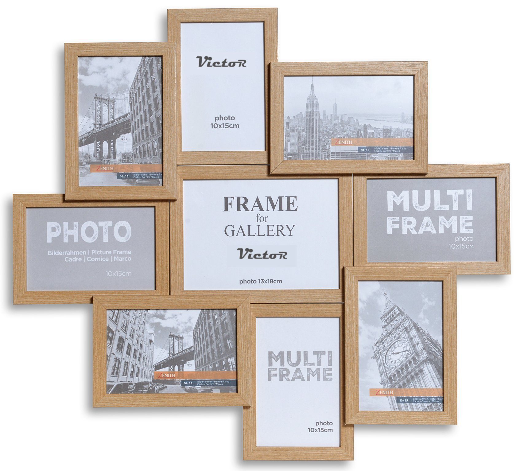 Victor (Zenith) Bilderrahmen Collage Galerierahmen, Fotocollage Beige, Bild günstig online kaufen