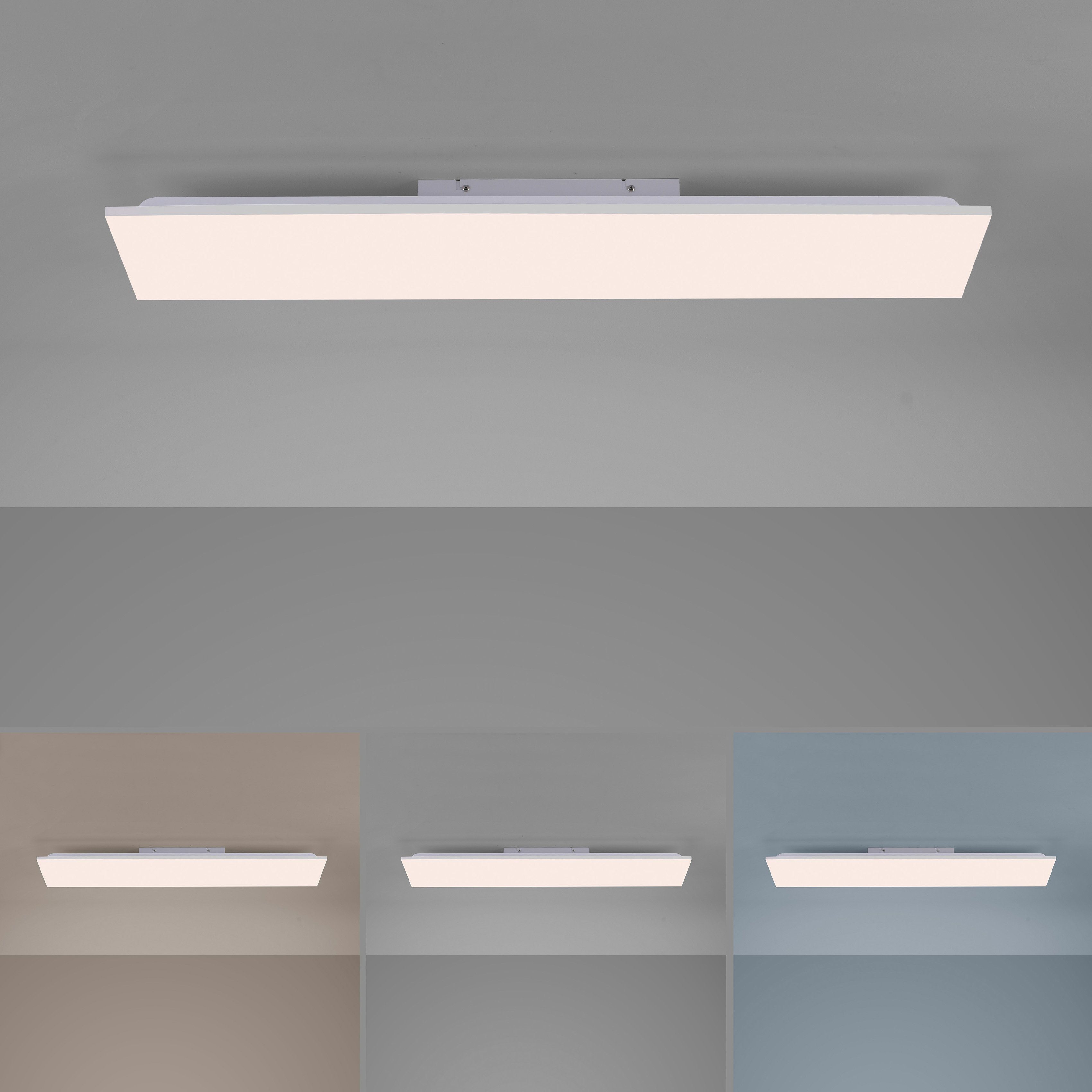 my home LED dimmbar Dimmfunktion, Warmweiß, RGB Deckenleuchte fest Floki, LED Backlight, CCT und integriert, Farbtemperatursteuerung mit rahmenlos