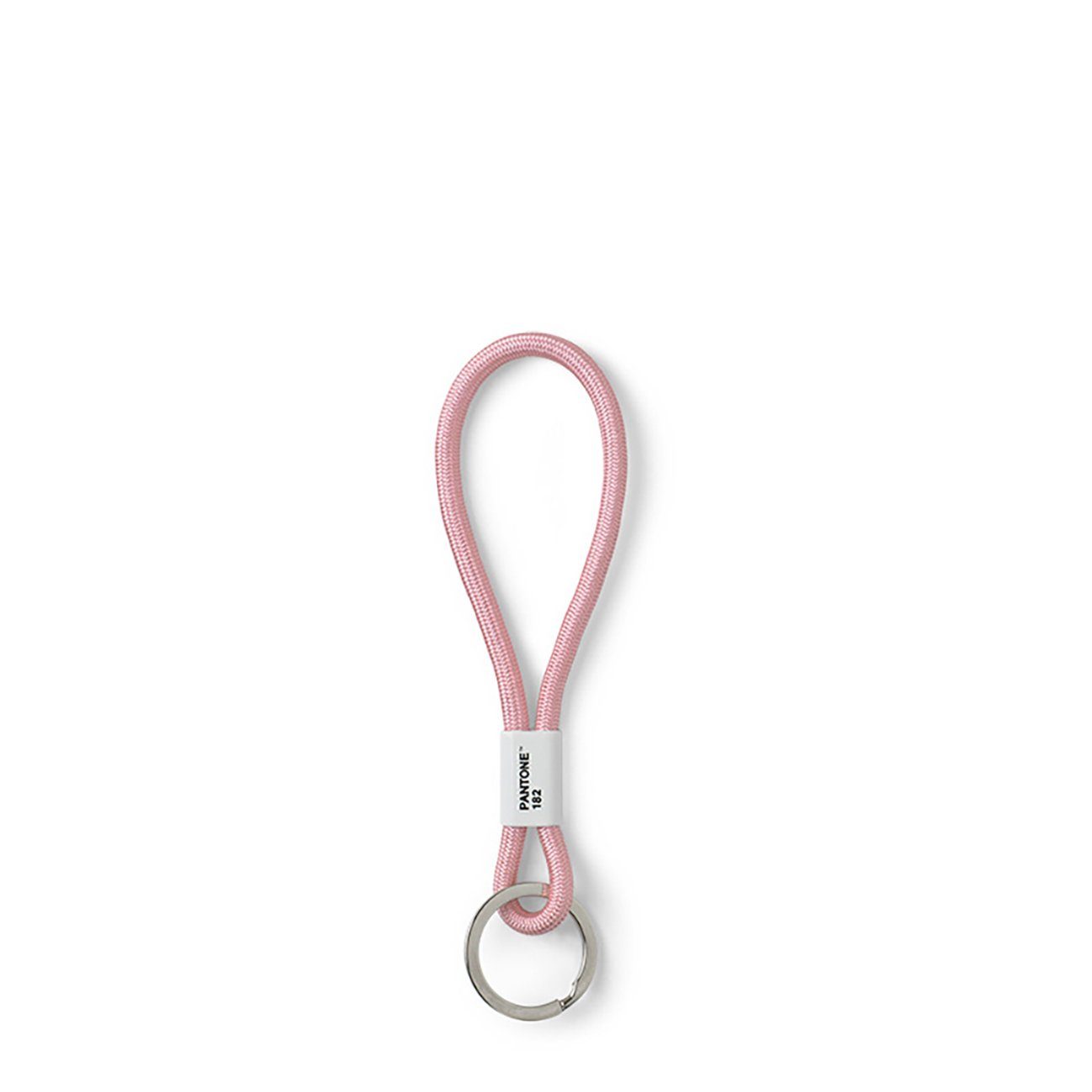 Light Schlüsselband, kurz Pink Chain, Schlüsselanhänger, Design- PANTONE 182 Key