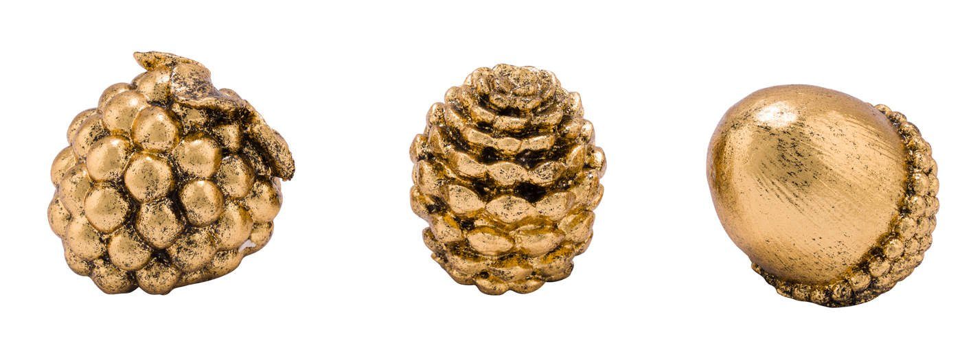 Gehlmann Dekoobjekt Zapfen, 3 Stück (3er Set), made in Germany