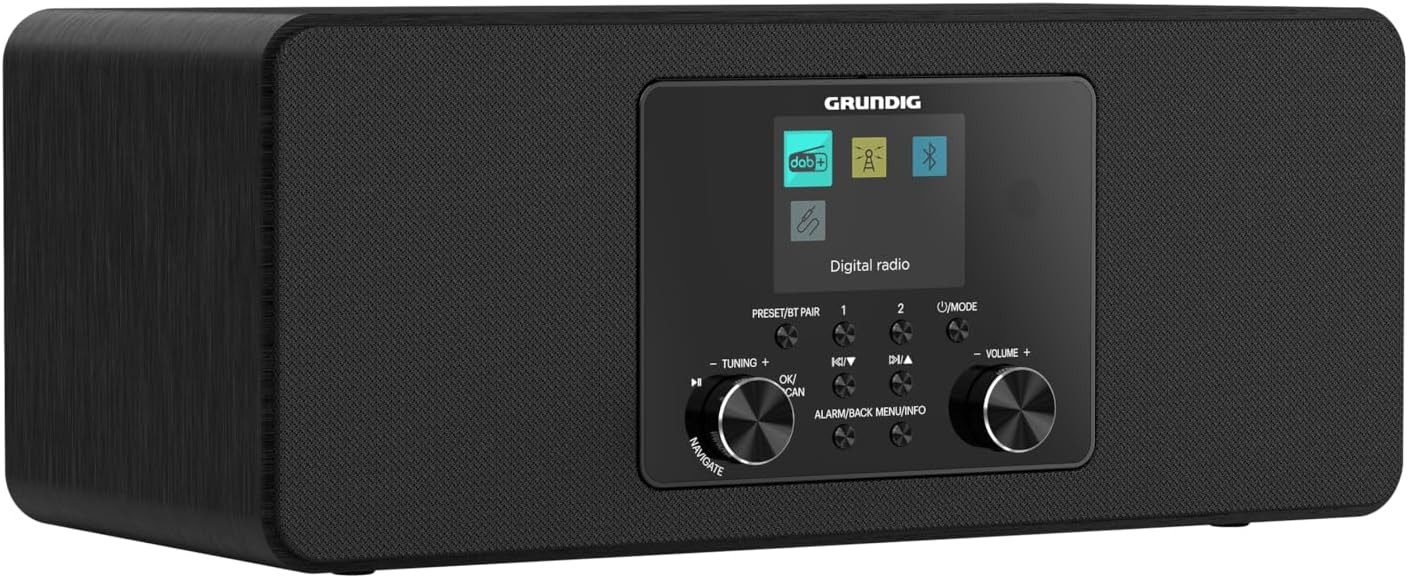 Grundig DTR 4600 2.0 DAB+ Radio (Digitalradio mit DAB+ und Mobilfunktion)