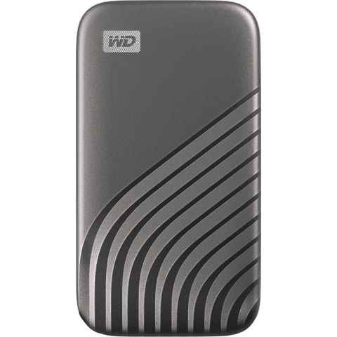 WD My Passport™ SSD externe SSD (4 TB) 1050 MB/S Lesegeschwindigkeit, 1000 MB/S Schreibgeschwindigkeit