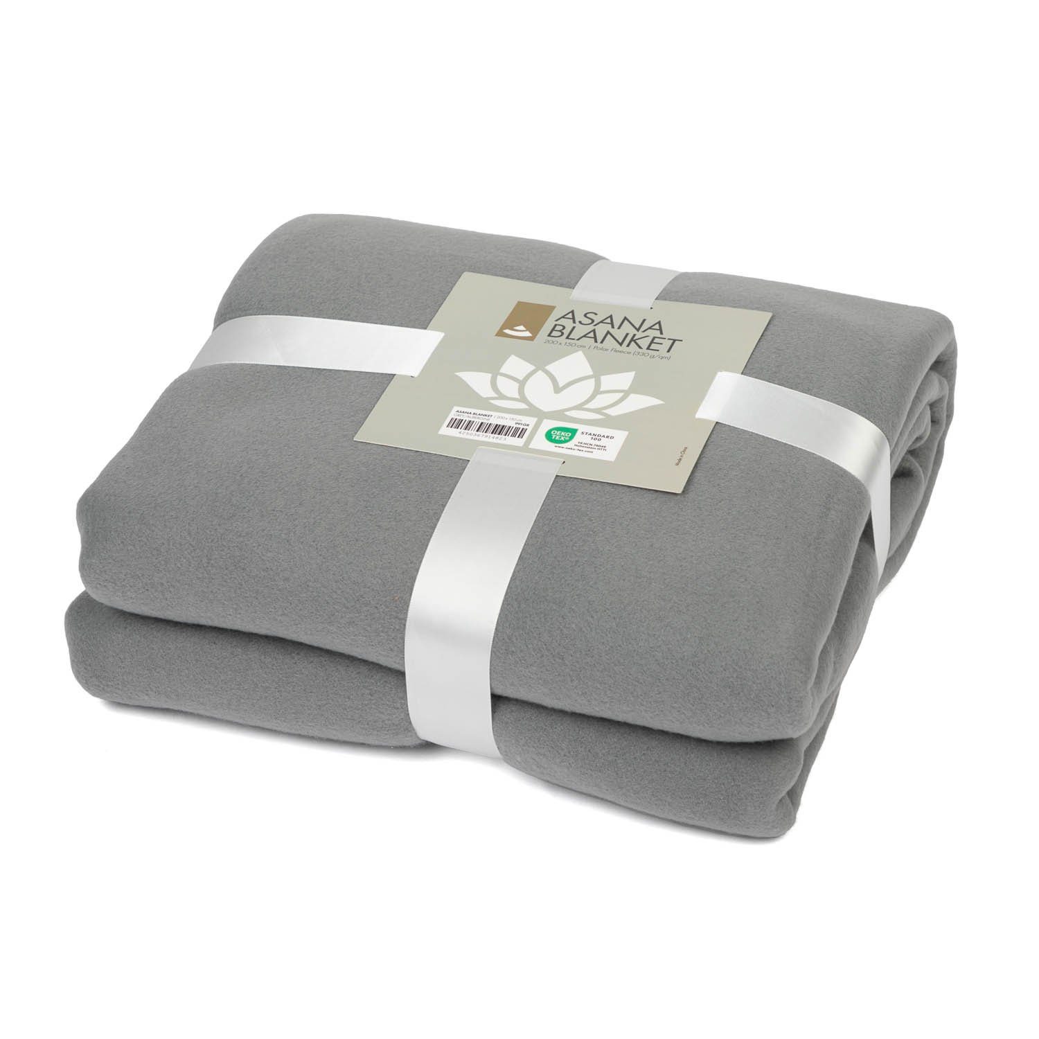 Wohndecke Yogadecke ASANA BLANKET grau/aubergine, bodhi günstig online kaufen