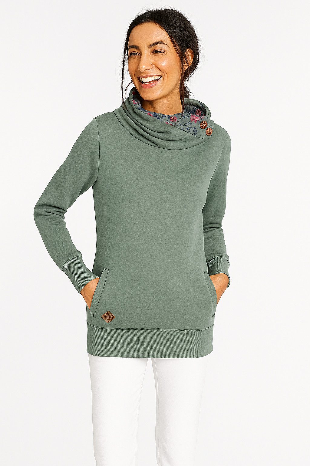 Ragwear Sweatshirt ANGELLIKA FLOWERS O mit günstig online kaufen