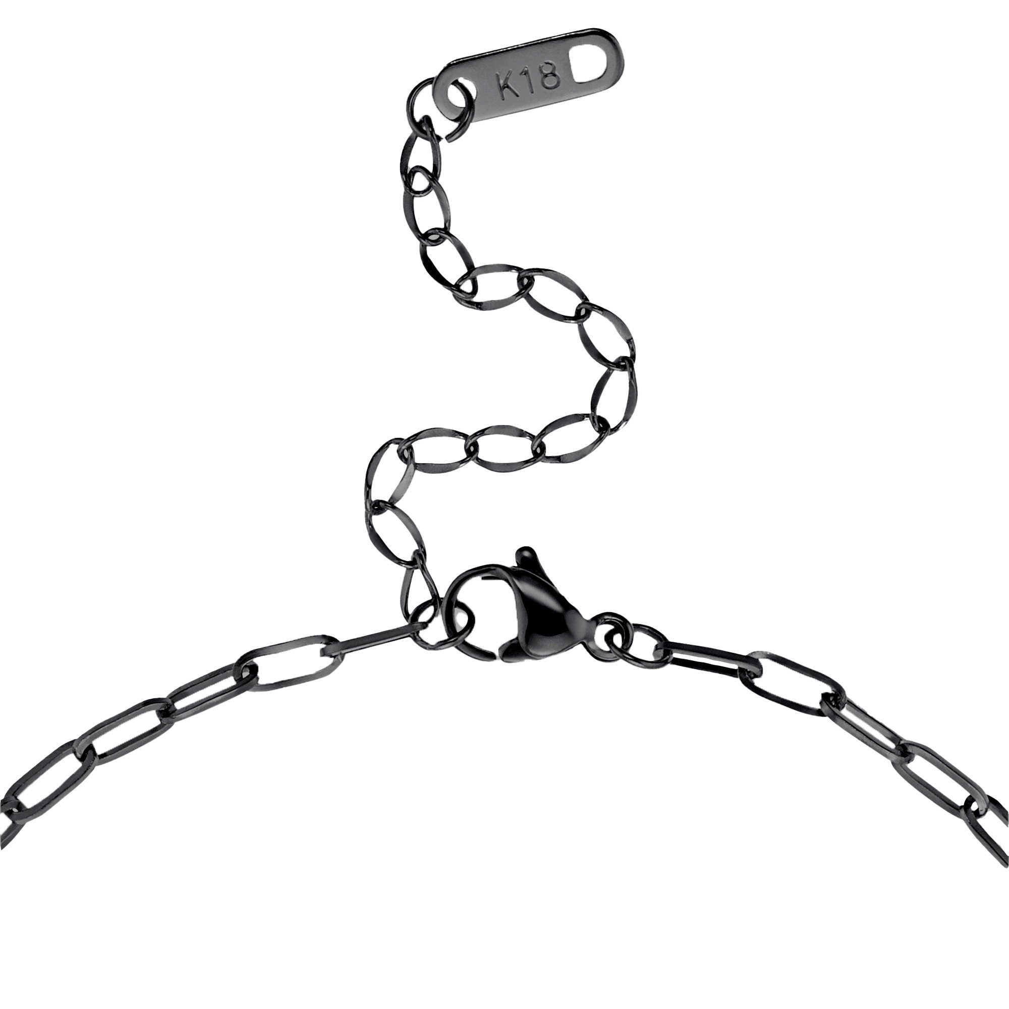 Heideman Collier Lana für Geschenkverpackung), Frauen Halskette (inkl. schwarz farben