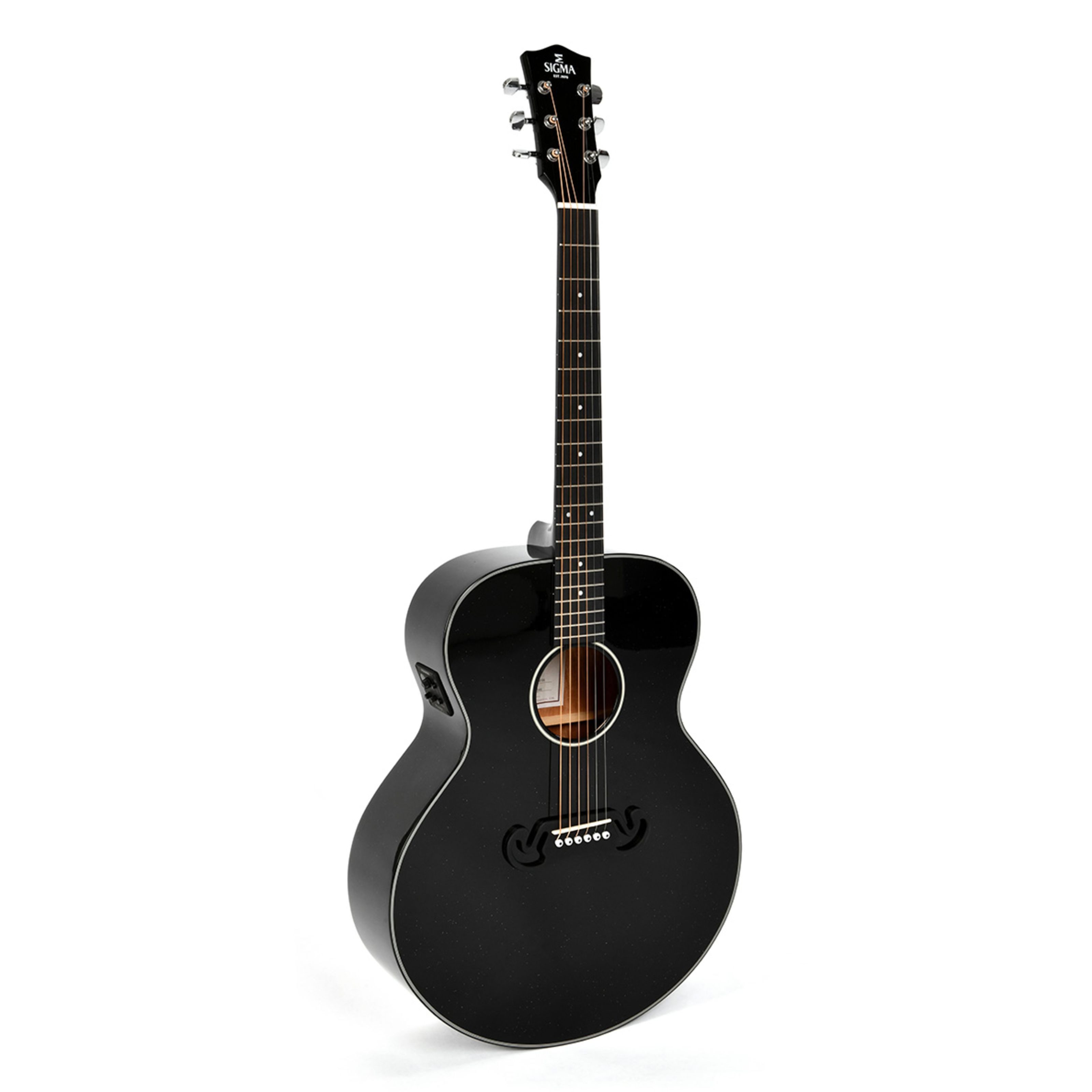 Sigma Guitars Westerngitarre, Westerngitarren, Jumbo Gitarren, GJM-1E-MFBK - Westerngitarre